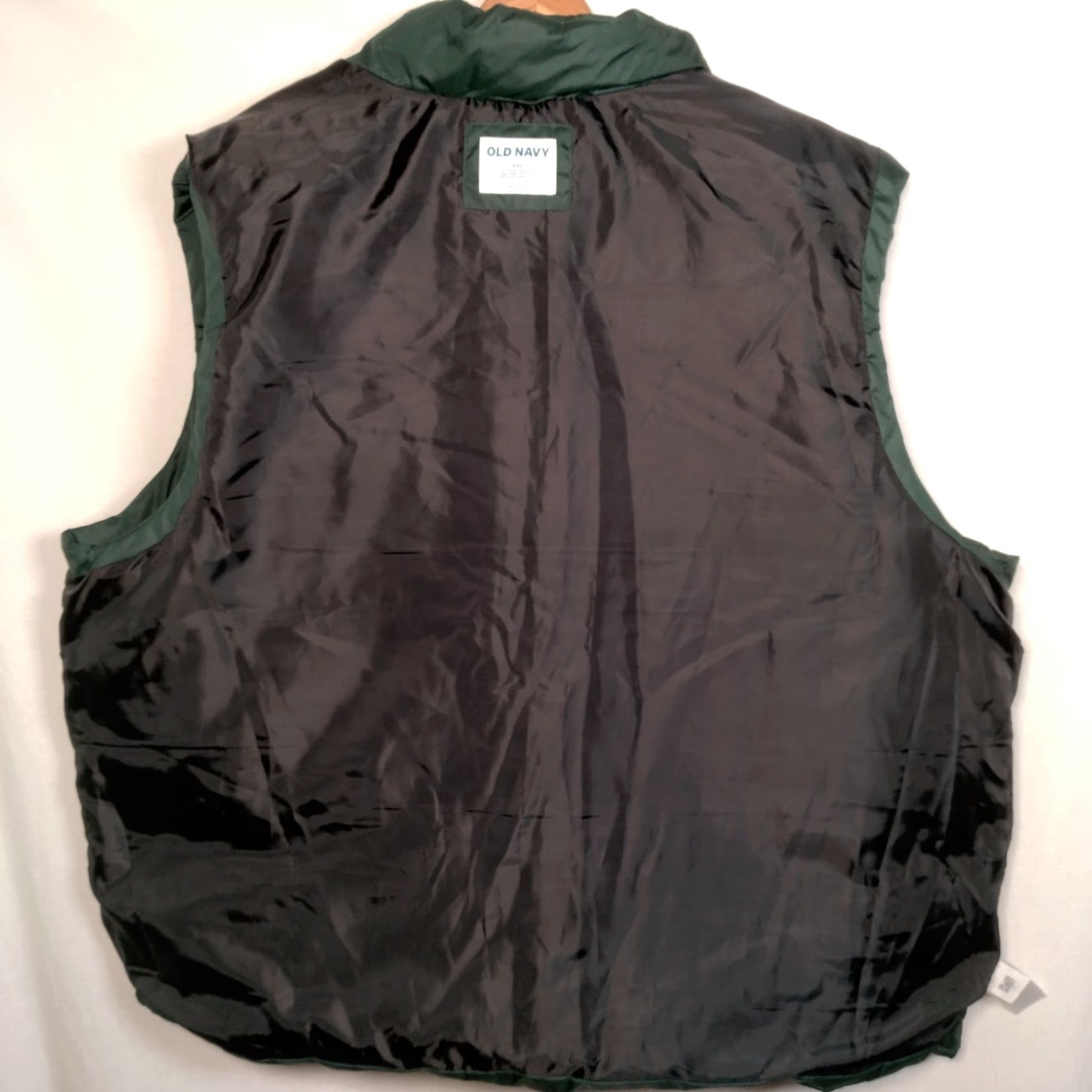 Old Navy VINTAGE Old Navy Puffer Vest Men XXL Forest Green Jacket Snap Zip Up Recycled Size US XXL / EU 58 / 5 - 4 Thumbnail