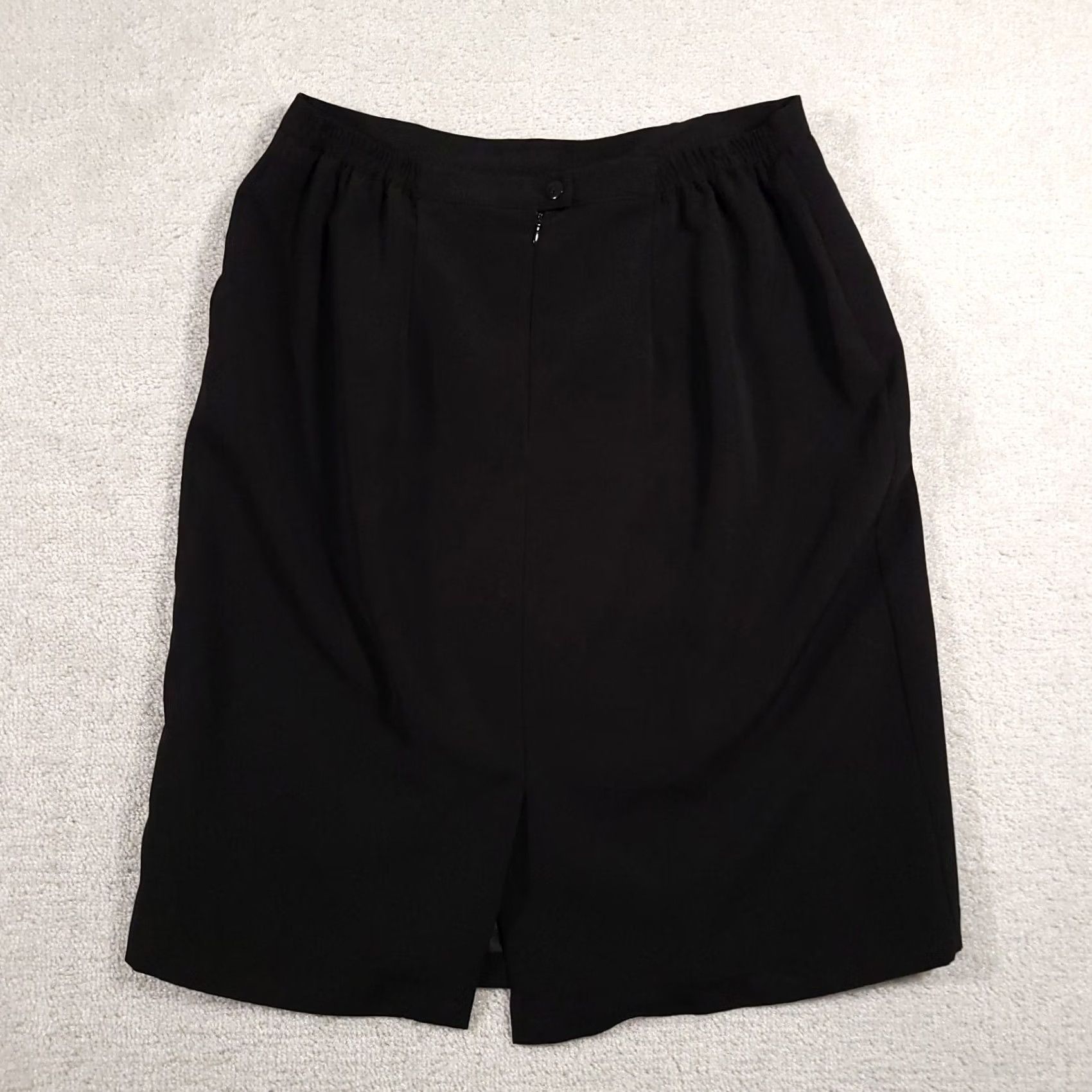 Vintage VINTAGE Laura Scott Pencil Skirt Women's 16W Plus Black Slit Zip Lined USA Made Skirt Women 16W Plus Black Slit Zip Lined USA Made Size 38" / US 16 / IT 52 - 6 Thumbnail