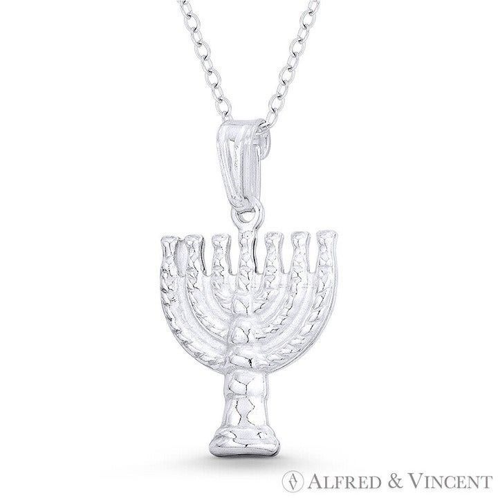 Other Menorah 7-Candle Lampstand Jewish Charm 29x17mm Pendant Size ONE SIZE - 1 Preview
