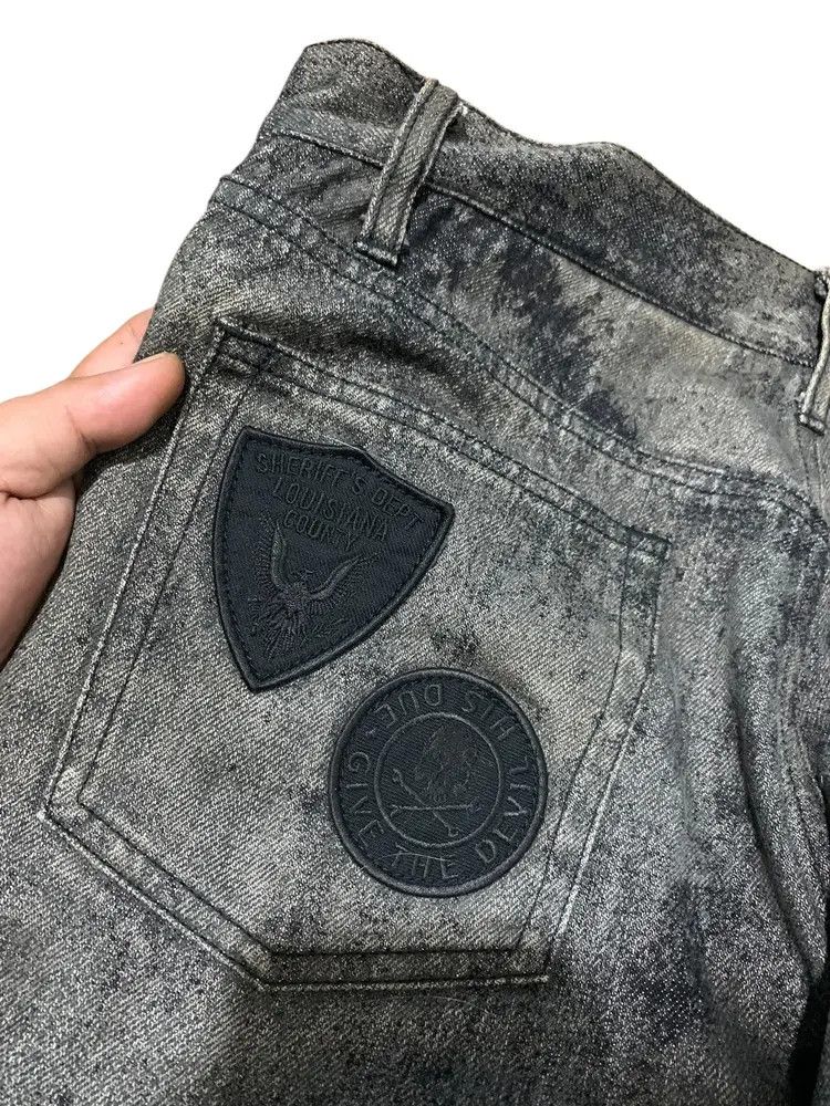 Self Edge Edge Ruppert bondage punk laces up hagi jorts denim Size US 32 / EU 48 - 12 Thumbnail