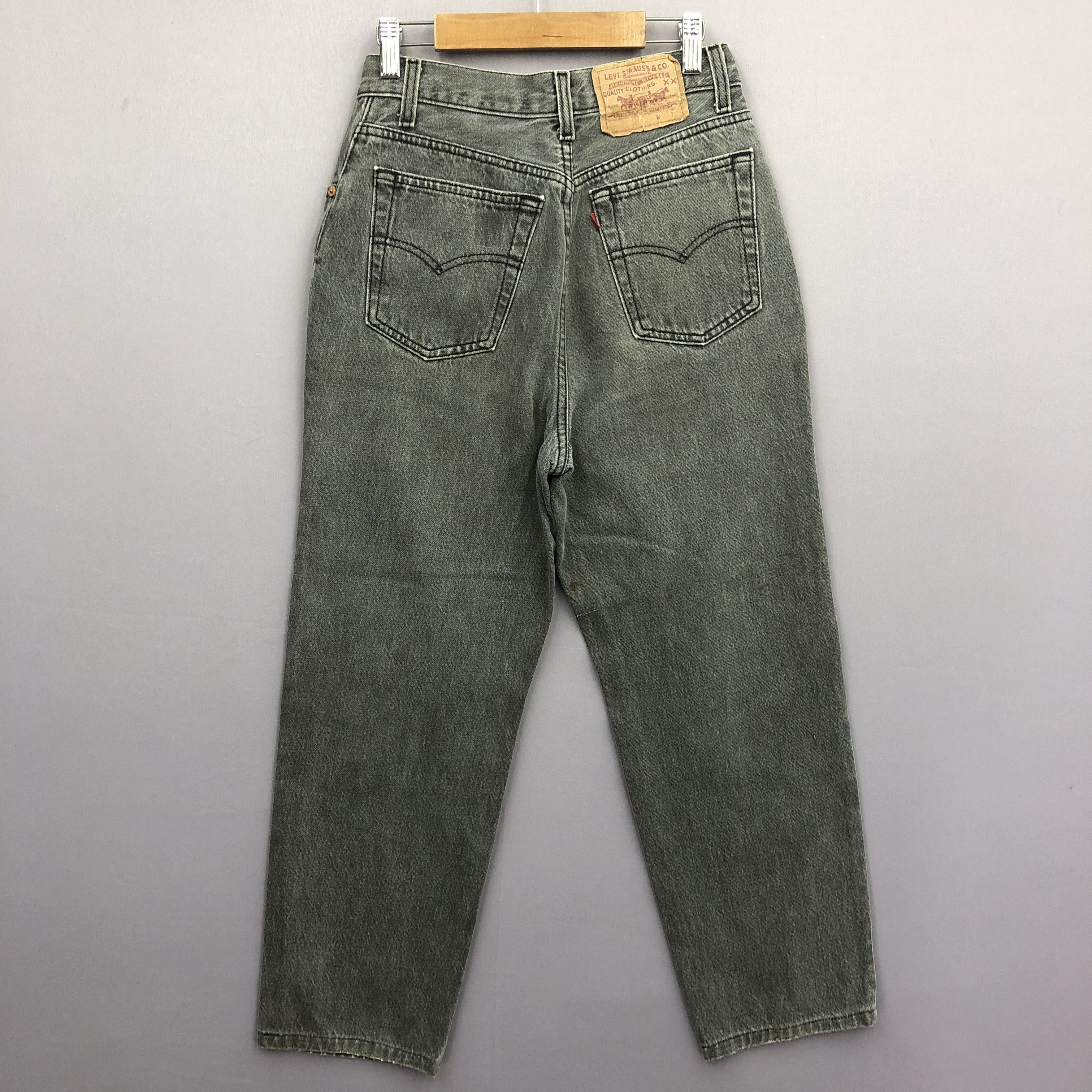 Levi's Vintage Levis 501 Faded Black Jeans Levi's Ash Gray Denim Size 24" / US 00 / IT 34 - 2 Thumbnail