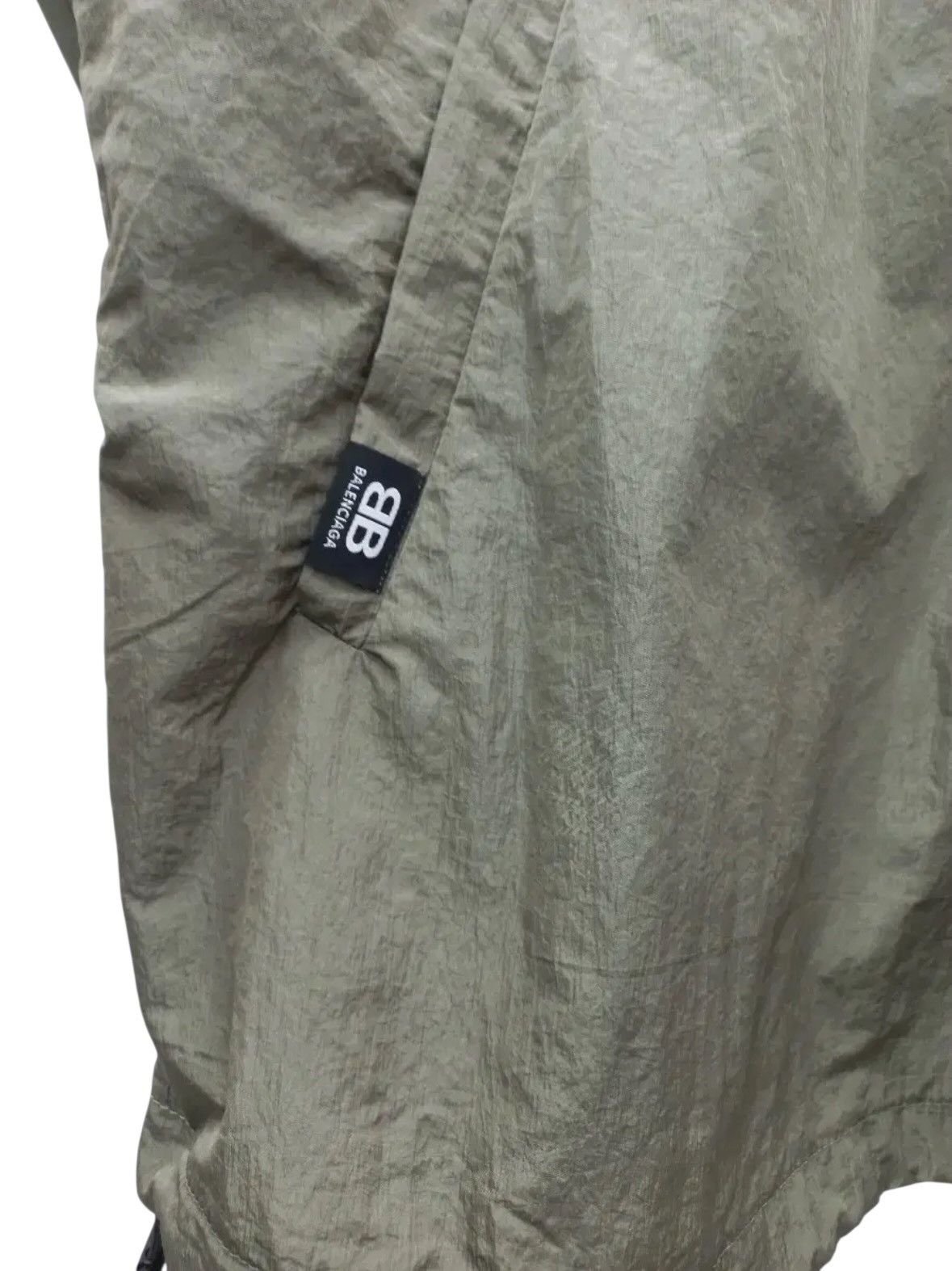 Balenciaga Balenciaga Half Zip Up Anorak Jacket Olive Green Size US M / EU 48-50 / 2 - 4 Thumbnail