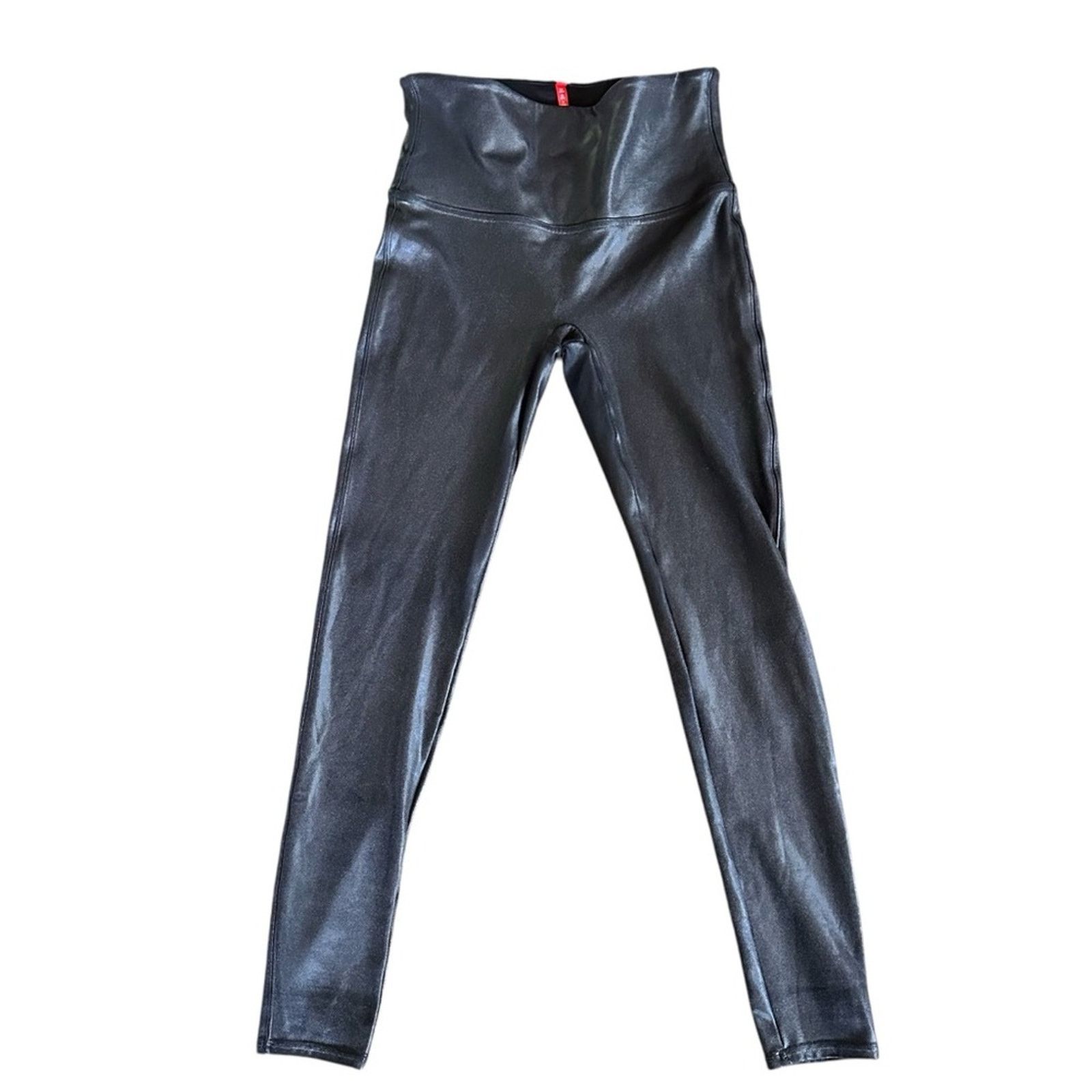 Spanx Spanx Faux Leather Leggings – Black – Size L – EUC Size 30" / US 8 / IT 44 - 7 Thumbnail