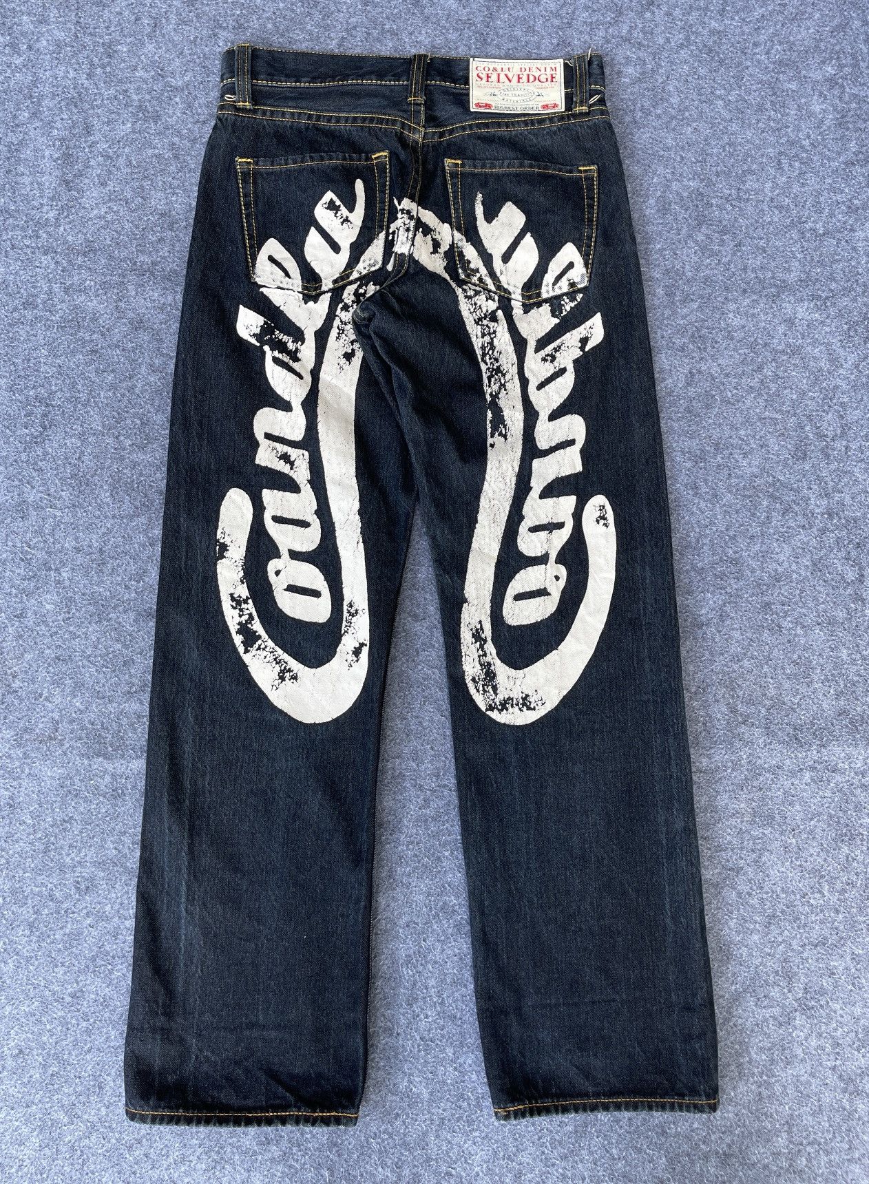 Hysteric Glamour RaRe‼️Vintage’90s🔥Co&Lu🔥Daicock Selvedge Denim Jeans Size US 32 / EU 48 - 2 Thumbnail