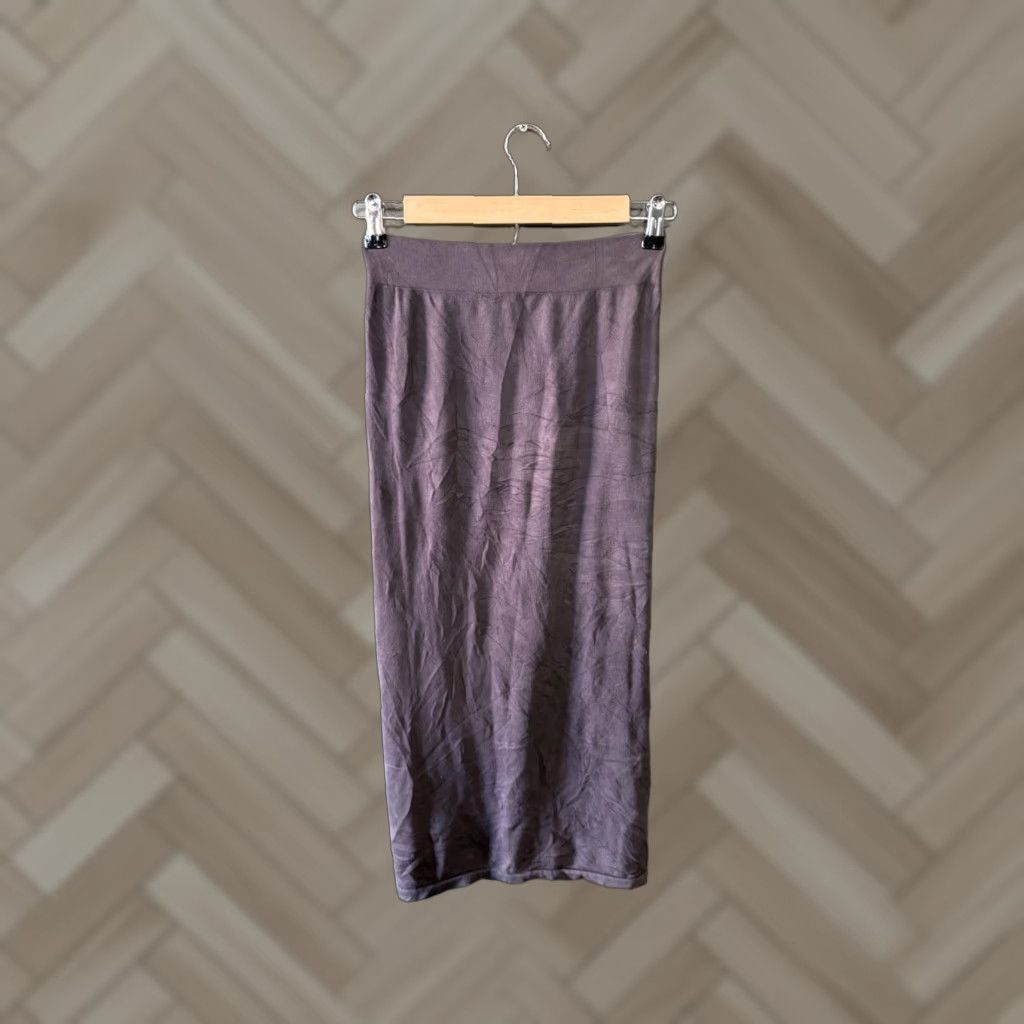 Zara Zara Womens Gray Pull On Straight Aline Long Skirt Size Medium Size 32" / US 10 / IT 46 - 1 Thumbnail