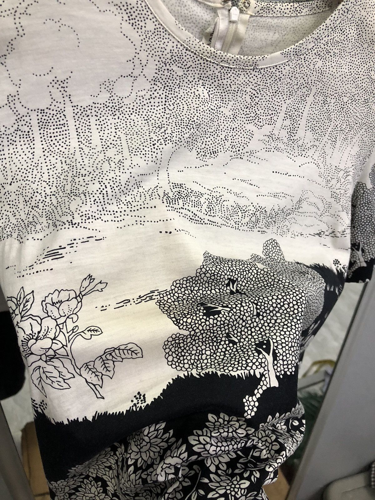 Hanae Mori Hanae Mori Japan Art Print Tee Nature Scene Size S / US 4 / IT 40 - 4 Thumbnail
