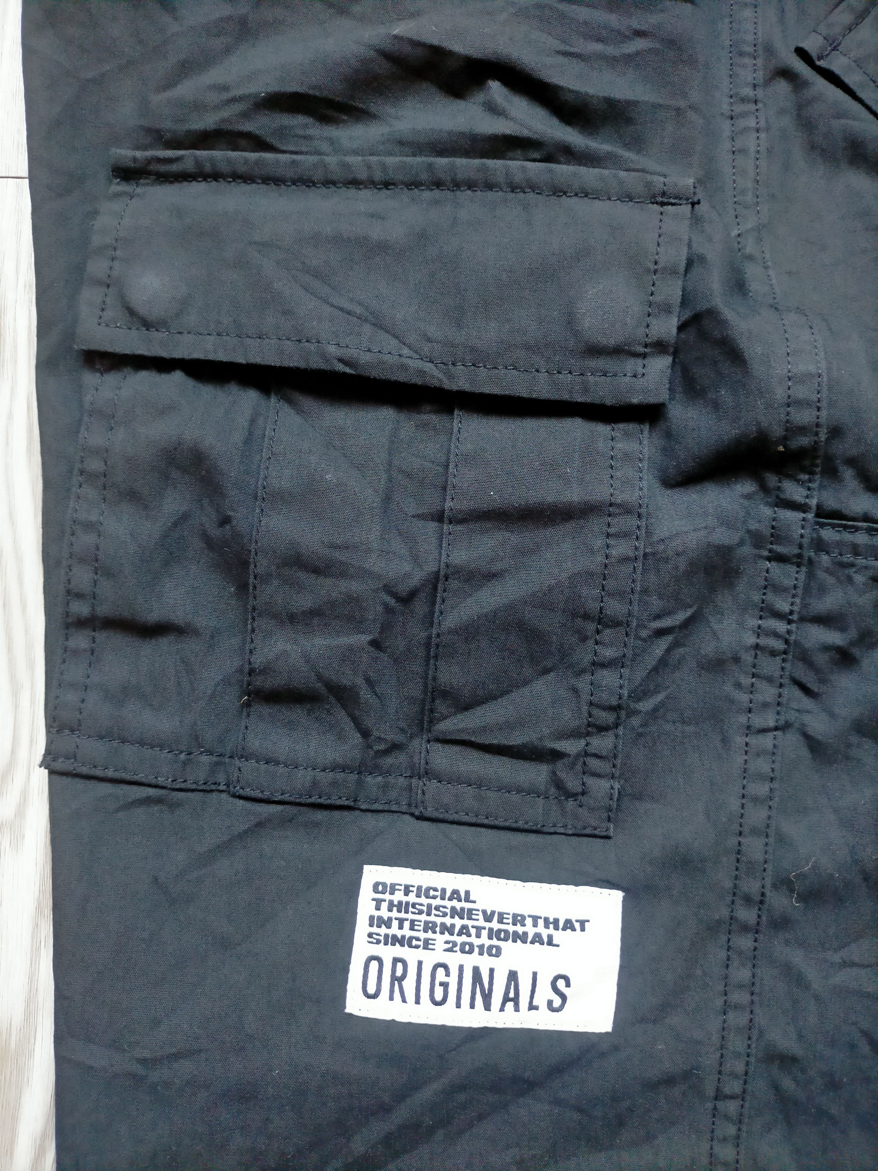 thisisneverthat Thisisneverthat Multipocket cargo Zipped black Pants Size US 32 / EU 48 - 21 Thumbnail