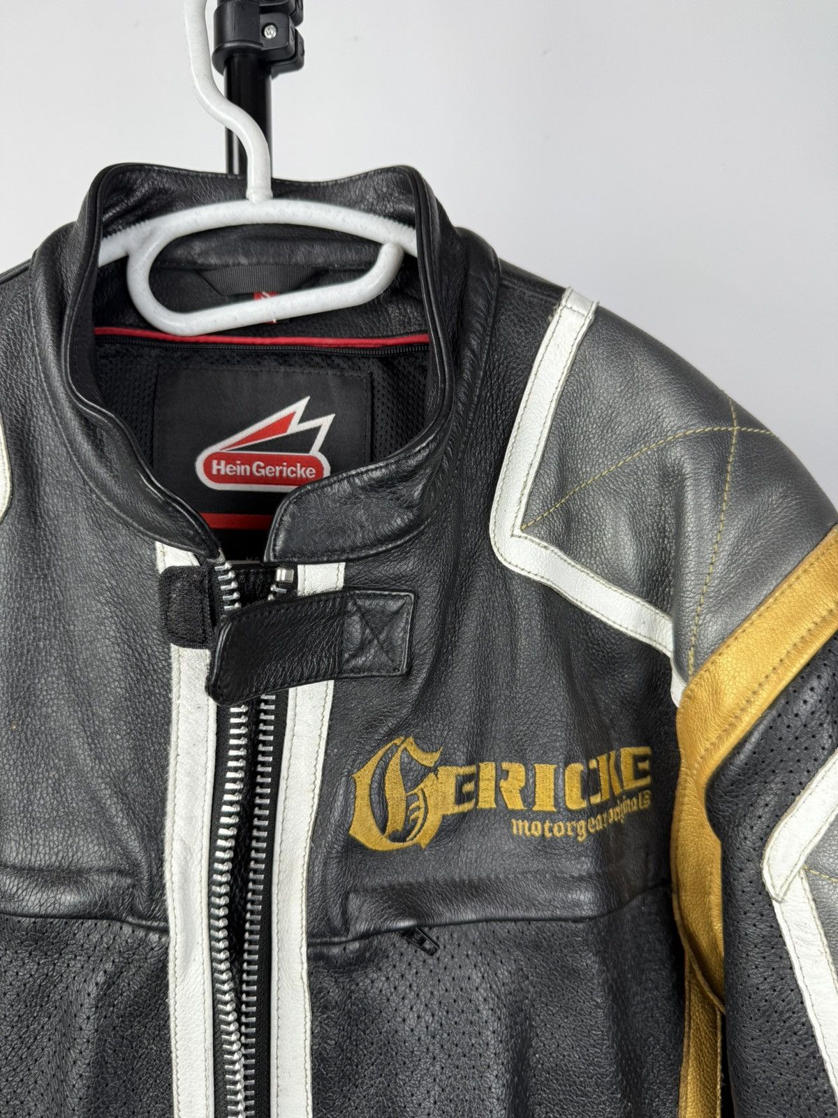 Hein Gericke × Vintage 🔥Hein Gericke Motorcycle Leather Racing Jacket VNTG mens Size US S / EU 44-46 / 1 - 3 Thumbnail