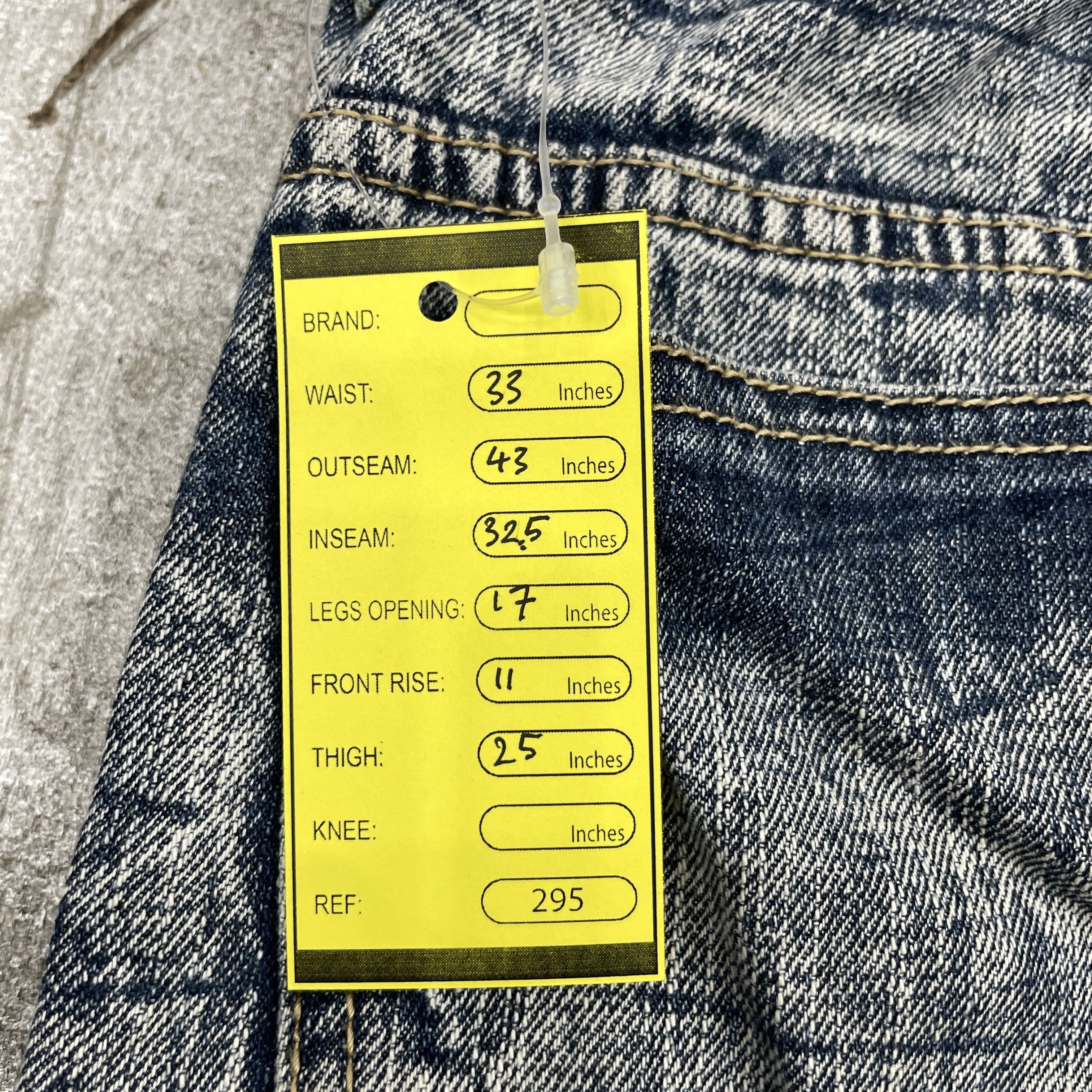 Japanese Brand Vintage Japanese Brand Faded Jeans-wc 295 Size US 33 - 6 Thumbnail