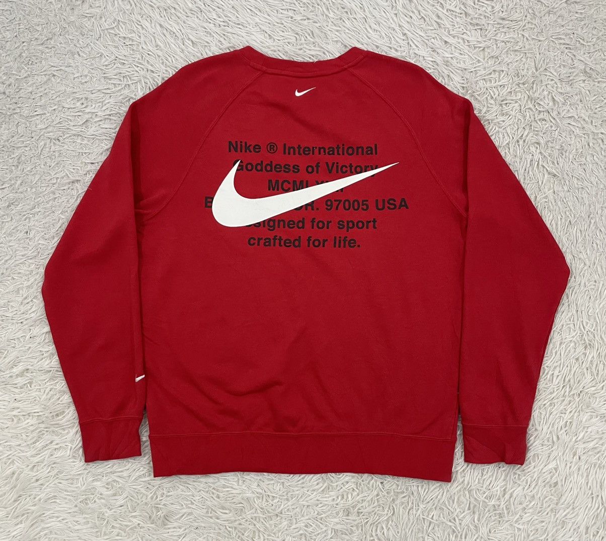 Nike Nike Double Swoosh & Big Logo Sweatshirt Size US L / EU 52-54 / 3 - 2 Thumbnail