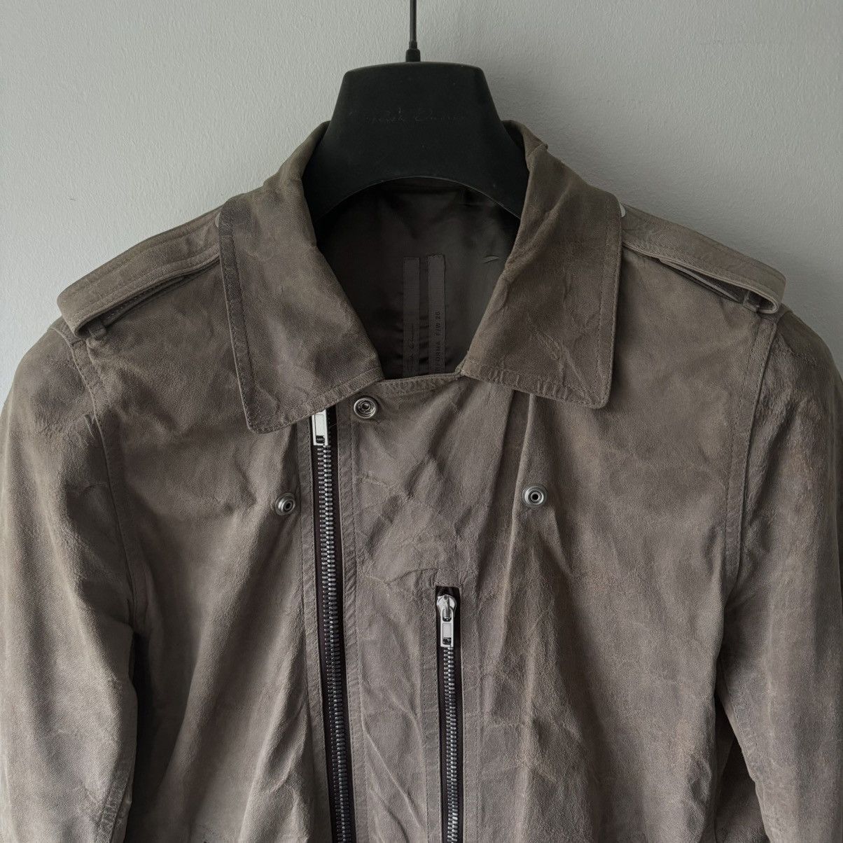 Rick Owens Rick Owens FW20 Blistered Lamb Leather Stooges Jacket Size US M / EU 48-50 / 2 - 5 Thumbnail