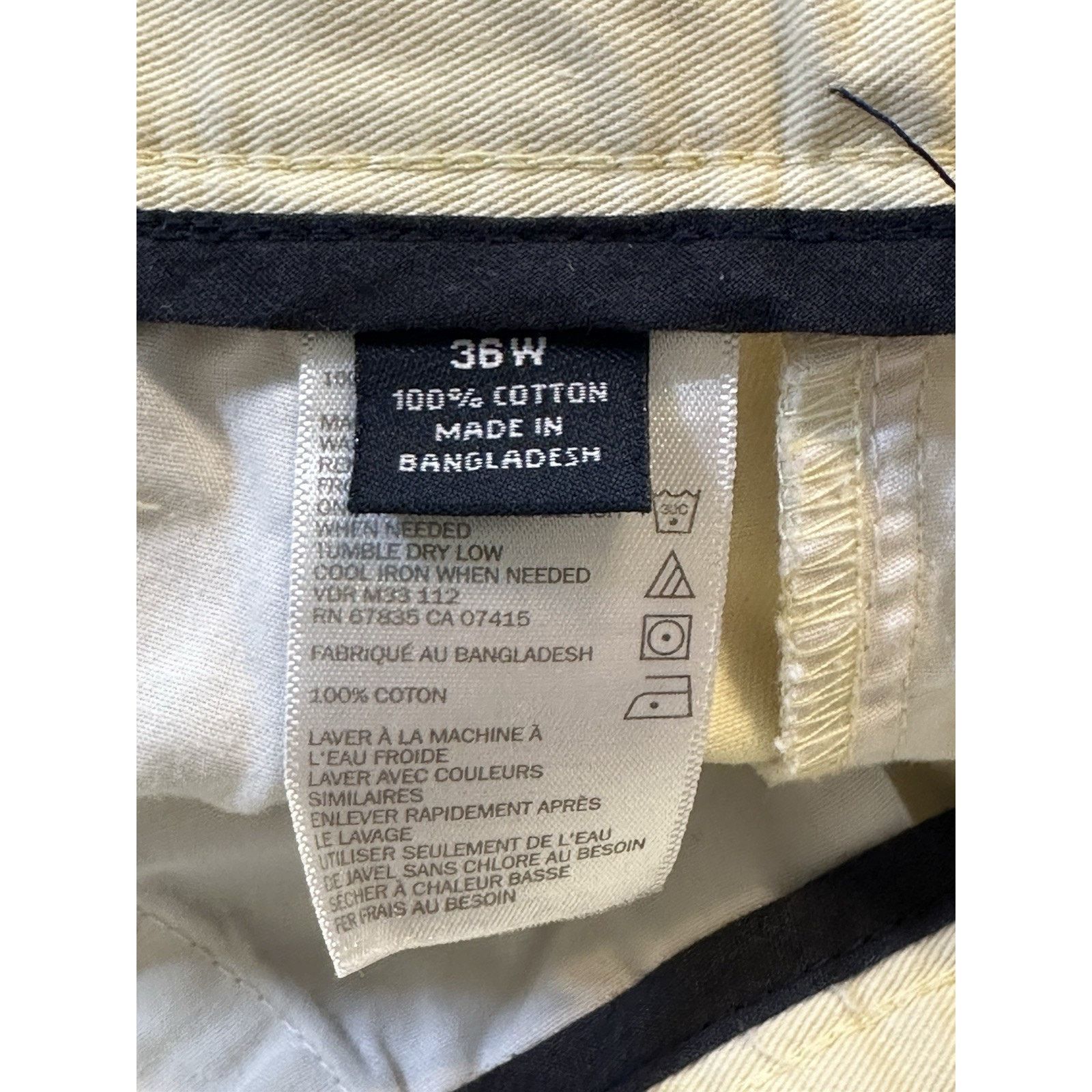 Nautica Nautica Chino Shorts, Lime/Yellow Sz 36w Golf Preppy Bright Size US 36 / EU 52 - 2 Thumbnail