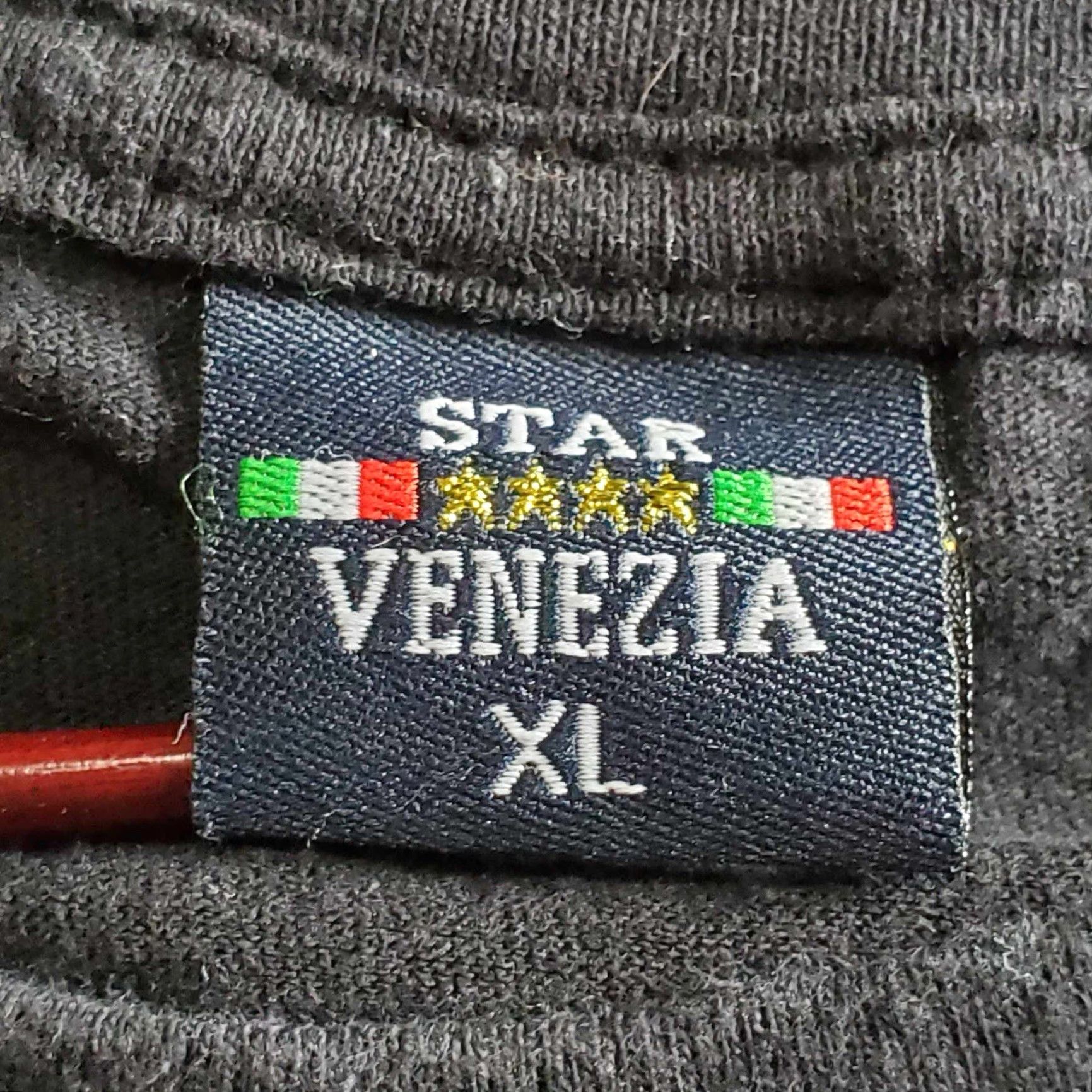 Vintage Venezia Italia T Shirt Black XL Souvenir Tee Travel Vacation Star Tag T-Shirt Men Vintage Stars Venezia Italia Size US XL / EU 56 / 4 - 3 Thumbnail