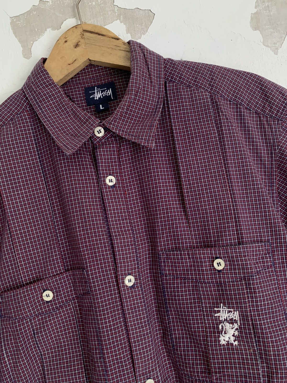 Stussy OG vintage stussy multi pocket button up shirt Size US L / EU 52-54 / 3 - 3 Thumbnail