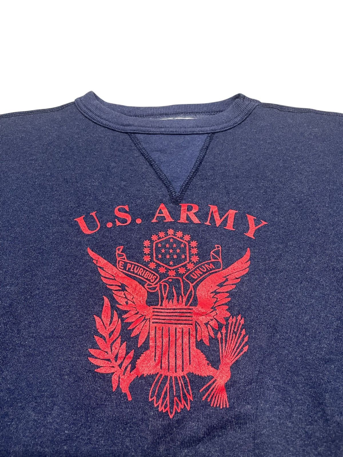 Vintage Vintage 80s Brents U.S ARMY Sweatshirt Size US XL / EU 56 / 4 - 3 Thumbnail