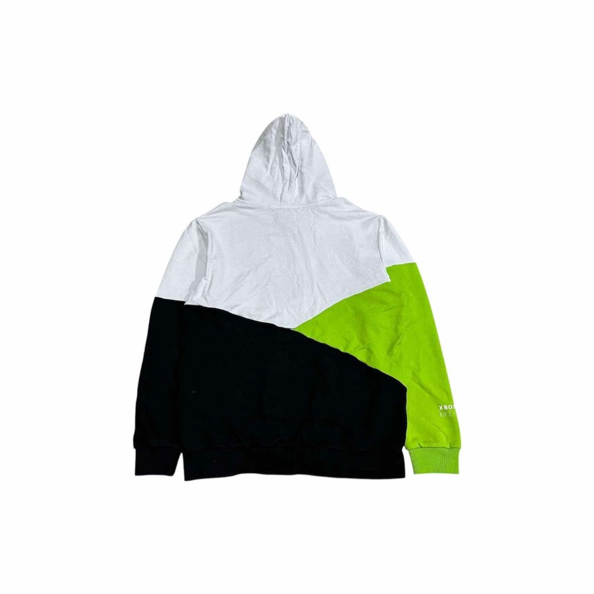 Japanese Brand 🔥Sick Y2K Xbox Hoodie Color Block Asymmetric Size US XL / EU 56 / 4 - 7 Thumbnail