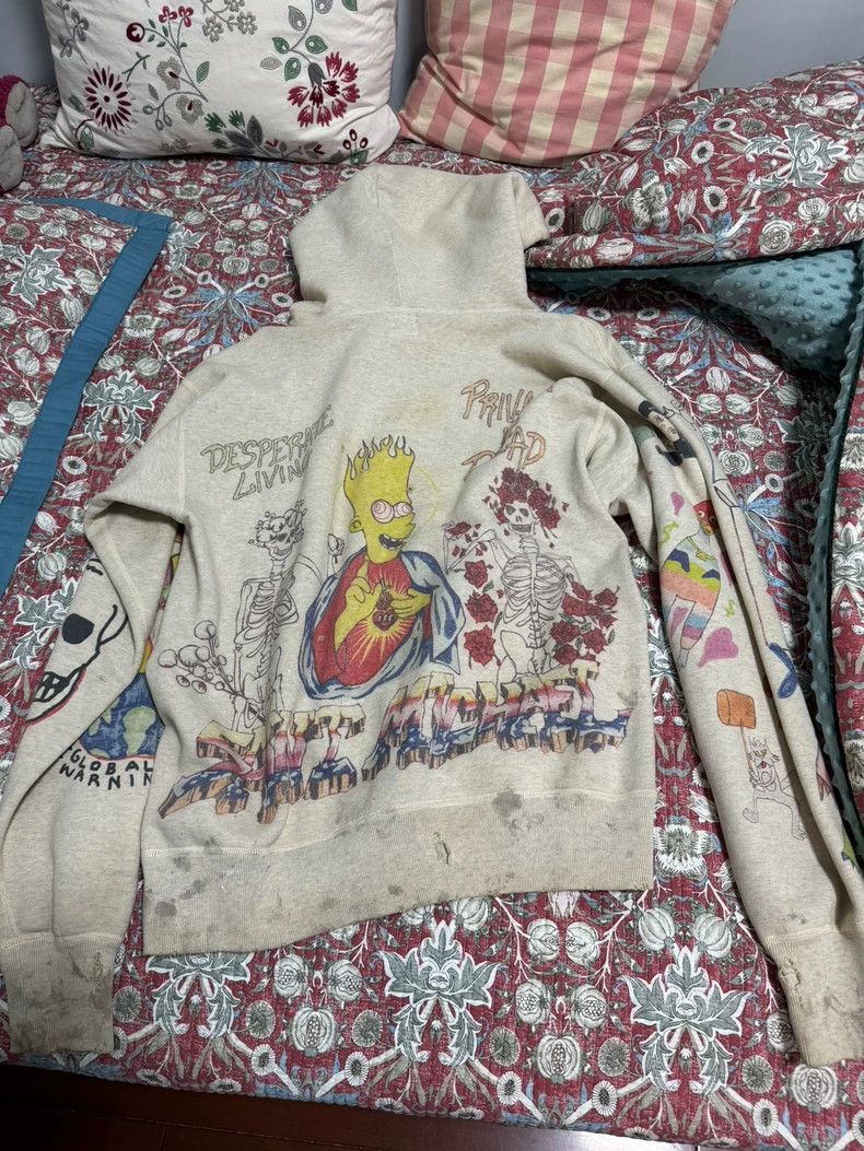 Saint Michael Saint Michael Simpson printed hoodie Size US M / EU 48-50 / 2 - 2 Thumbnail
