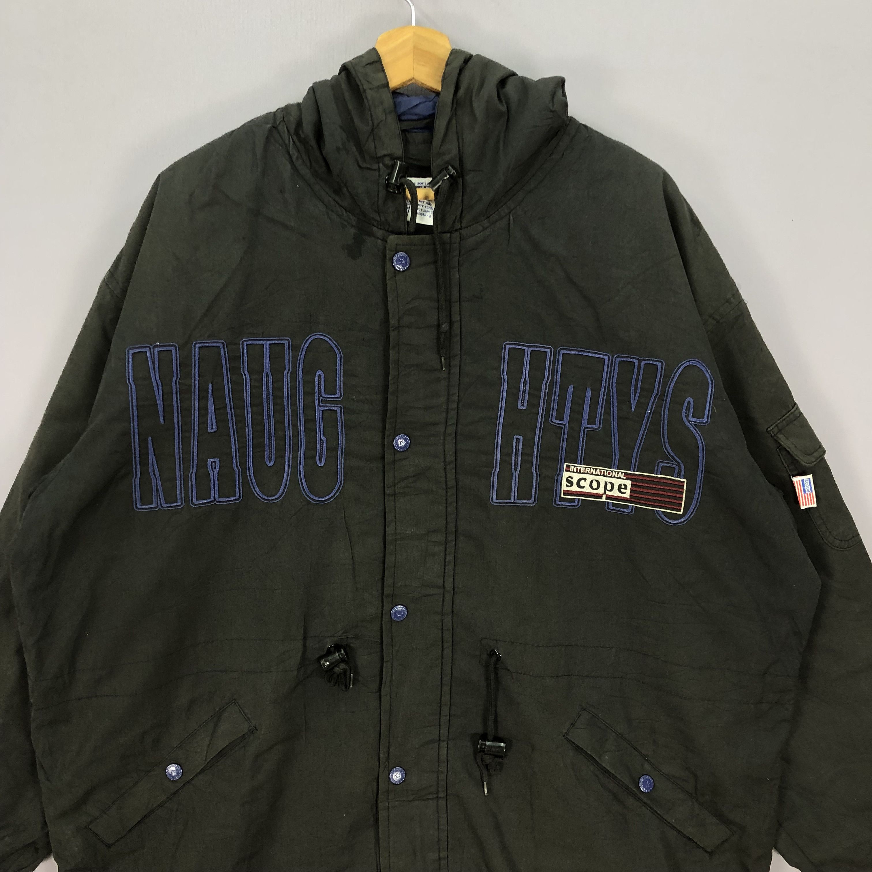 Vintage Vintage Scope Naughtys Hoodie Windbreaker Coach Jackets Size US L / EU 52-54 / 3 - 3 Thumbnail