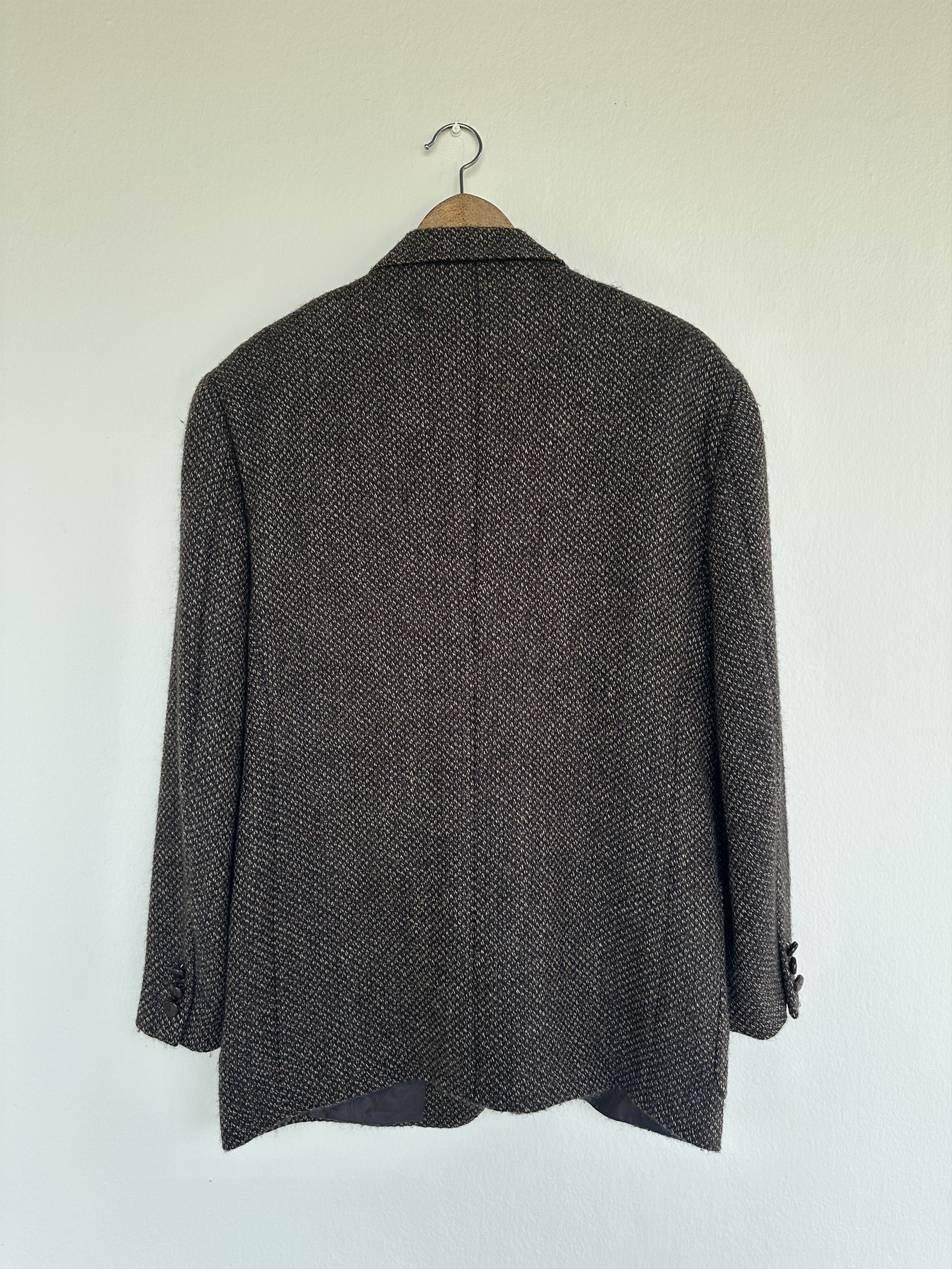 Christian Dior Monsieur Vintage 80s Christian Dior Monsieur Tweed Suit Coat Size 40S - 3 Thumbnail