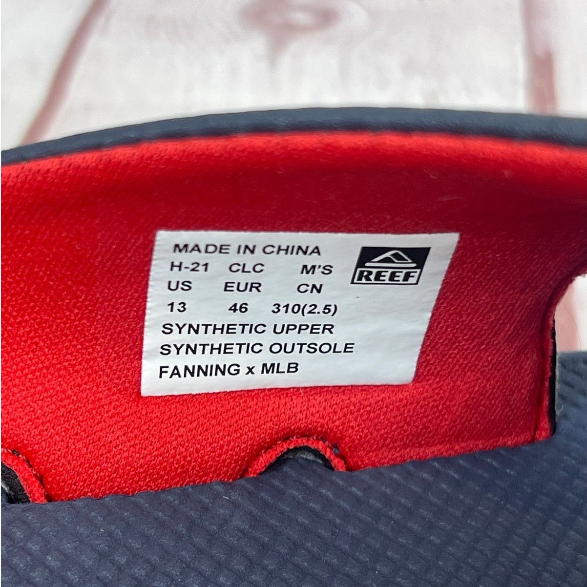 REEF Reef Fanning x MLB Boston Red Sox Sandals Mens Sz 13 Size US 13 / EU 46 - 11 Thumbnail