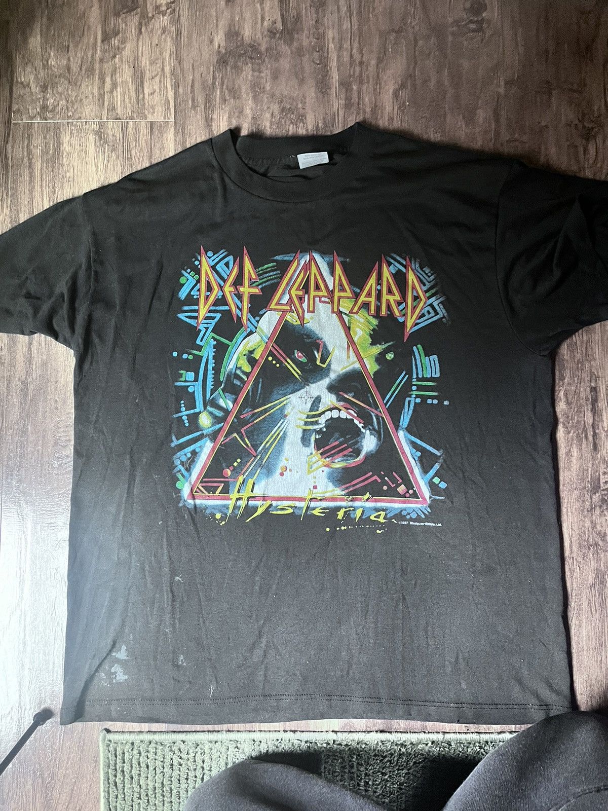 Vintage VINTAGE DEF LEPPARD 1987 Size US M / EU 48-50 / 2 - 2 Thumbnail