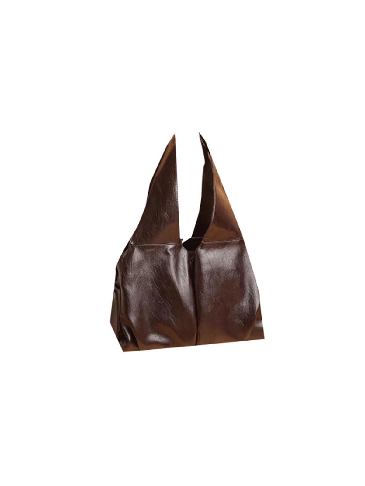 Vintage Tech-Wear Dumpling Tote | Distressed Hem Versatile Bag Size ONE SIZE - 5 Thumbnail
