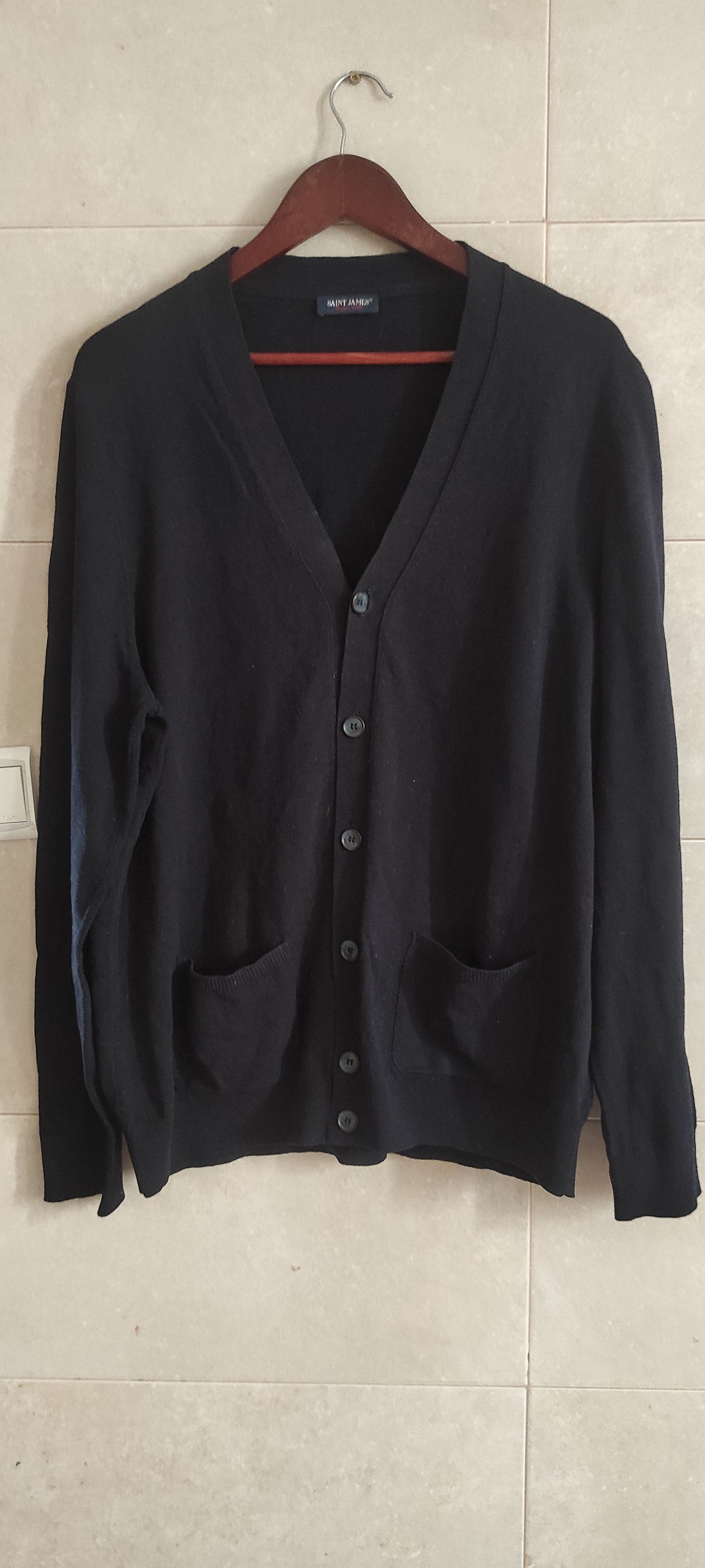 Saint James Saint James Knitwear Wool Cardigan Sweater Made France US 46 Size US L / EU 52-54 / 3 - 2 Thumbnail