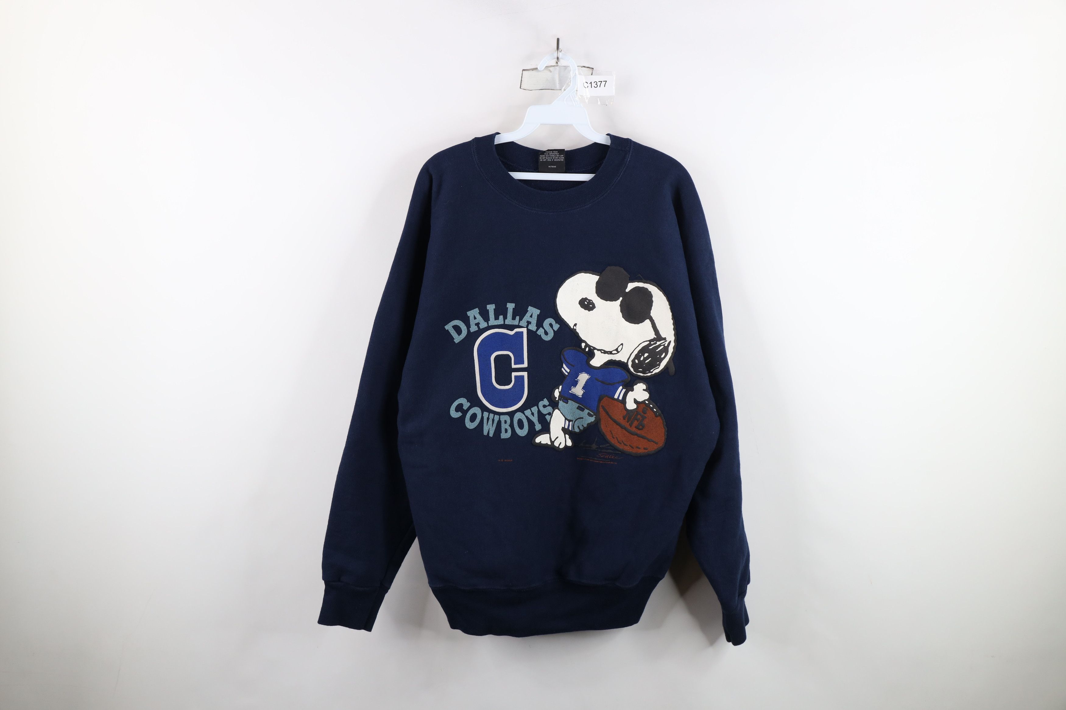 Vintage 90s Joe Cool Dallas Cowboys Football Sweatshirt USA