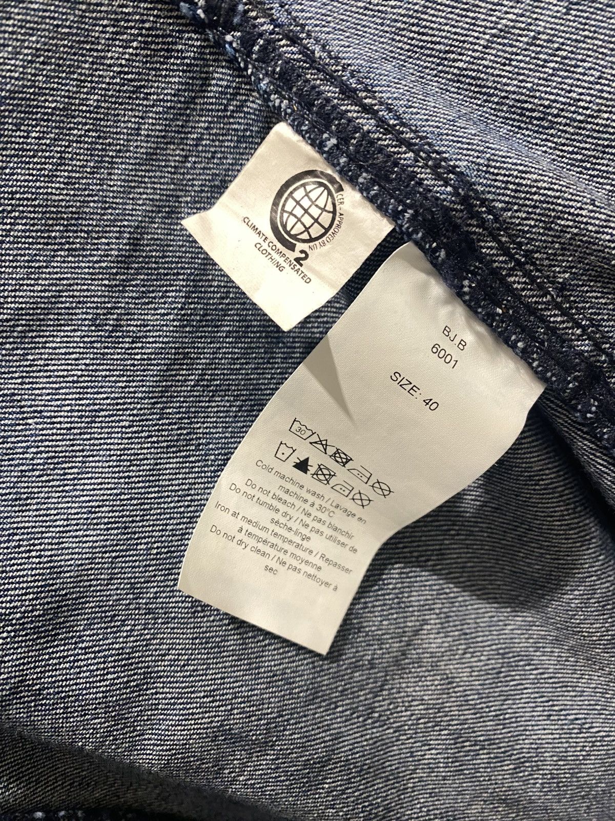Ganni GANNI Denim Jacket – Scandinavian Designer Size M / US 6-8 / IT 42-44 - 7 Thumbnail