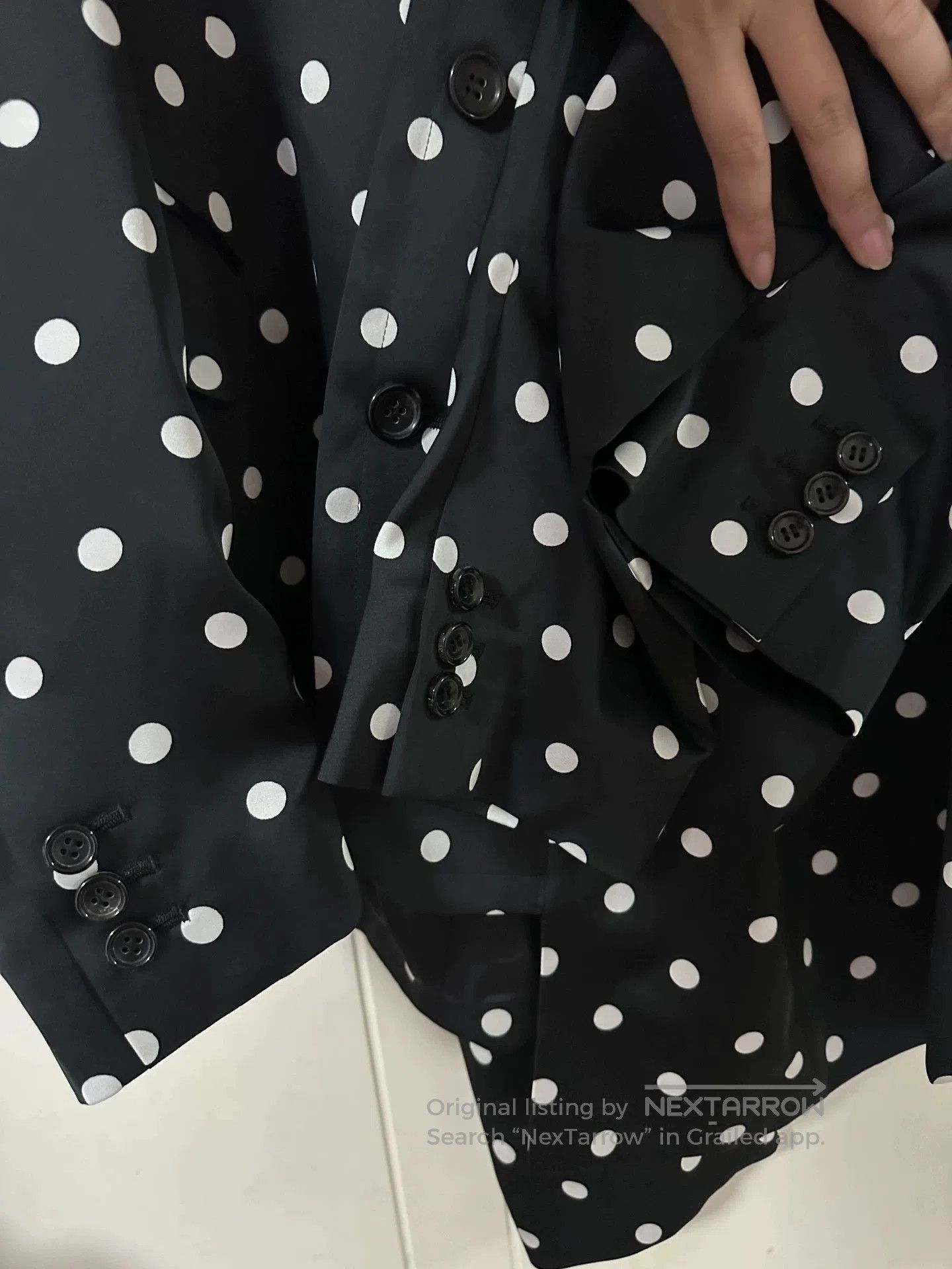 Comme des Garcons CDG Polka Dot Four-Sleeve Blazer. Size US S / EU 44-46 / 1 - 3 Thumbnail
