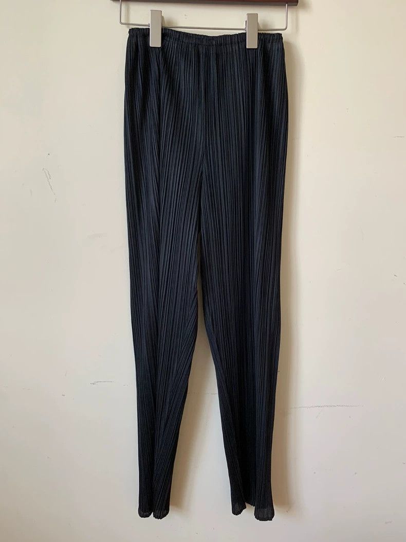 Issey Miyake Issey Miyake size:M Black mainline trousers Size 22" - 1 Thumbnail