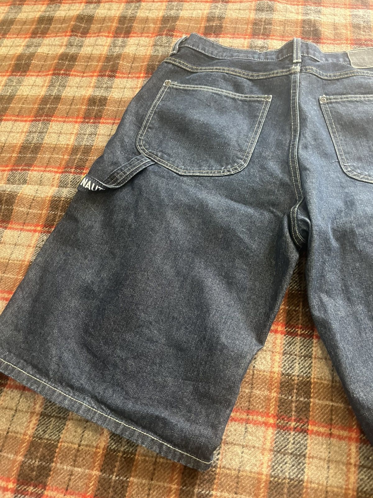 Nautica Y2K 2000’s Nautica Jeans Company Baggy Oversized Denim jorts Size US 35 - 8 Thumbnail