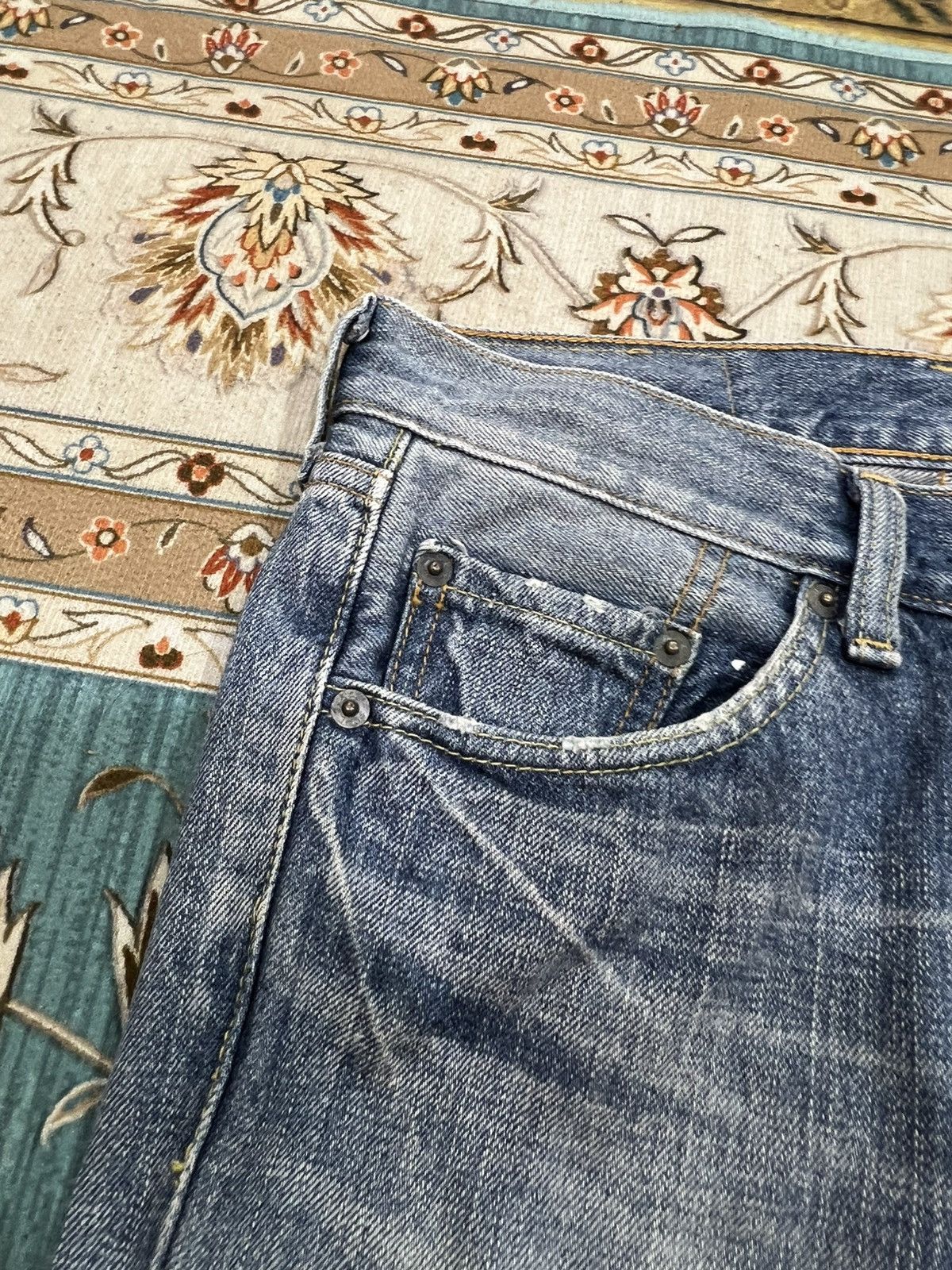 Levi's Vintage Flare Levis 517 Faded Denim Jean Size US 28 / EU 44 - 6 Thumbnail