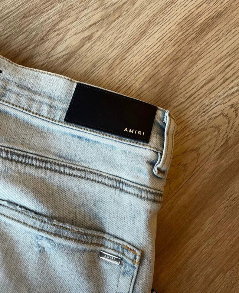 Amiri Amiri band collaboration series blue jeans Size US 32 / EU 48 - 3 Thumbnail
