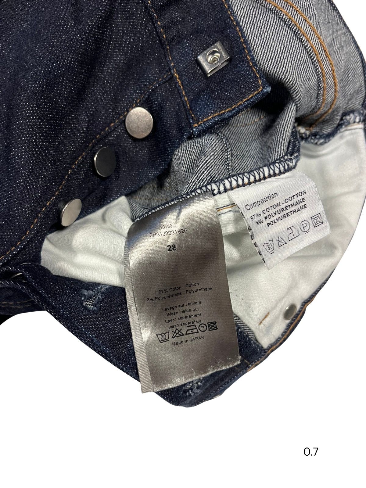 Dior Dior Homme Silver Selvedge Denim Size US 28 / EU 44 - 8 Thumbnail