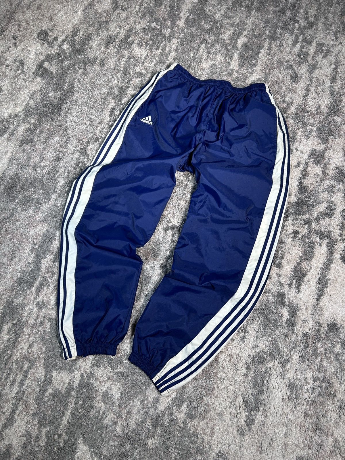 Adidas × Vintage Adidas Vintage Mens Nylon Pants Drill Y2K Size US 36 / EU 52 - 7 Thumbnail