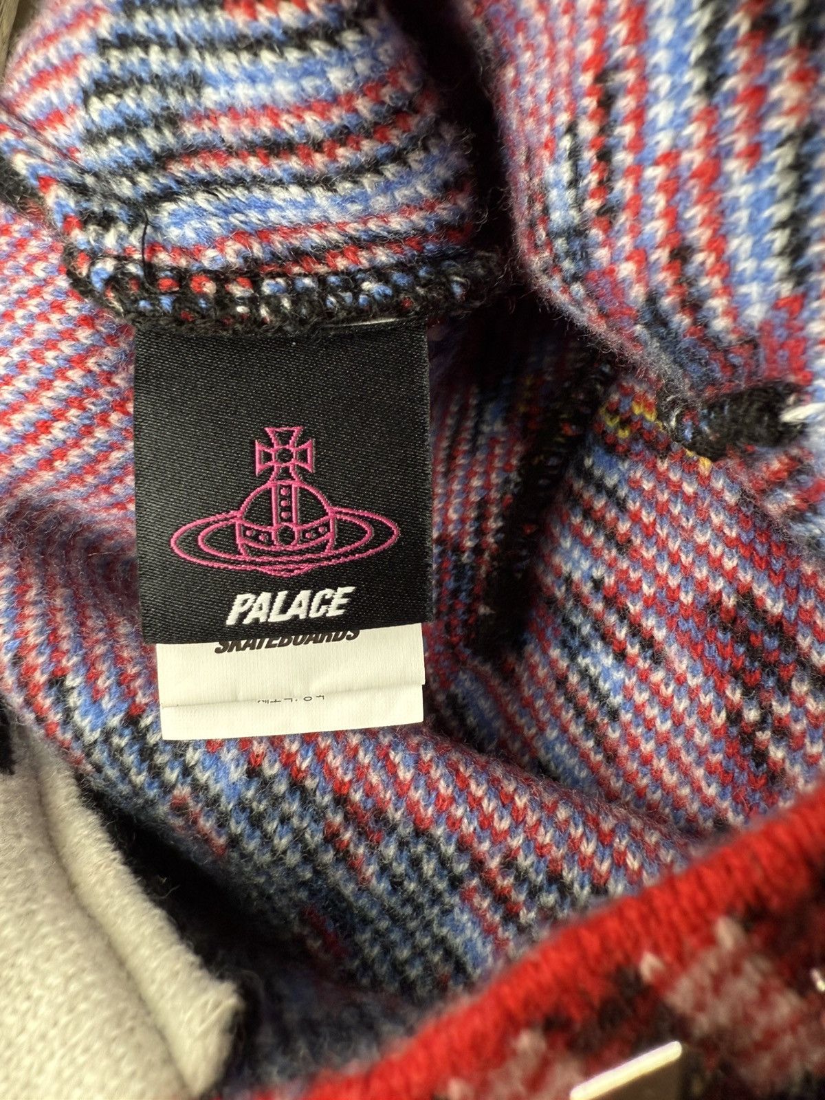 Palace × Vivienne Westwood Palace x Vivienne Westwood Orb Knit Earflap Beanie Size ONE SIZE - 6 Thumbnail