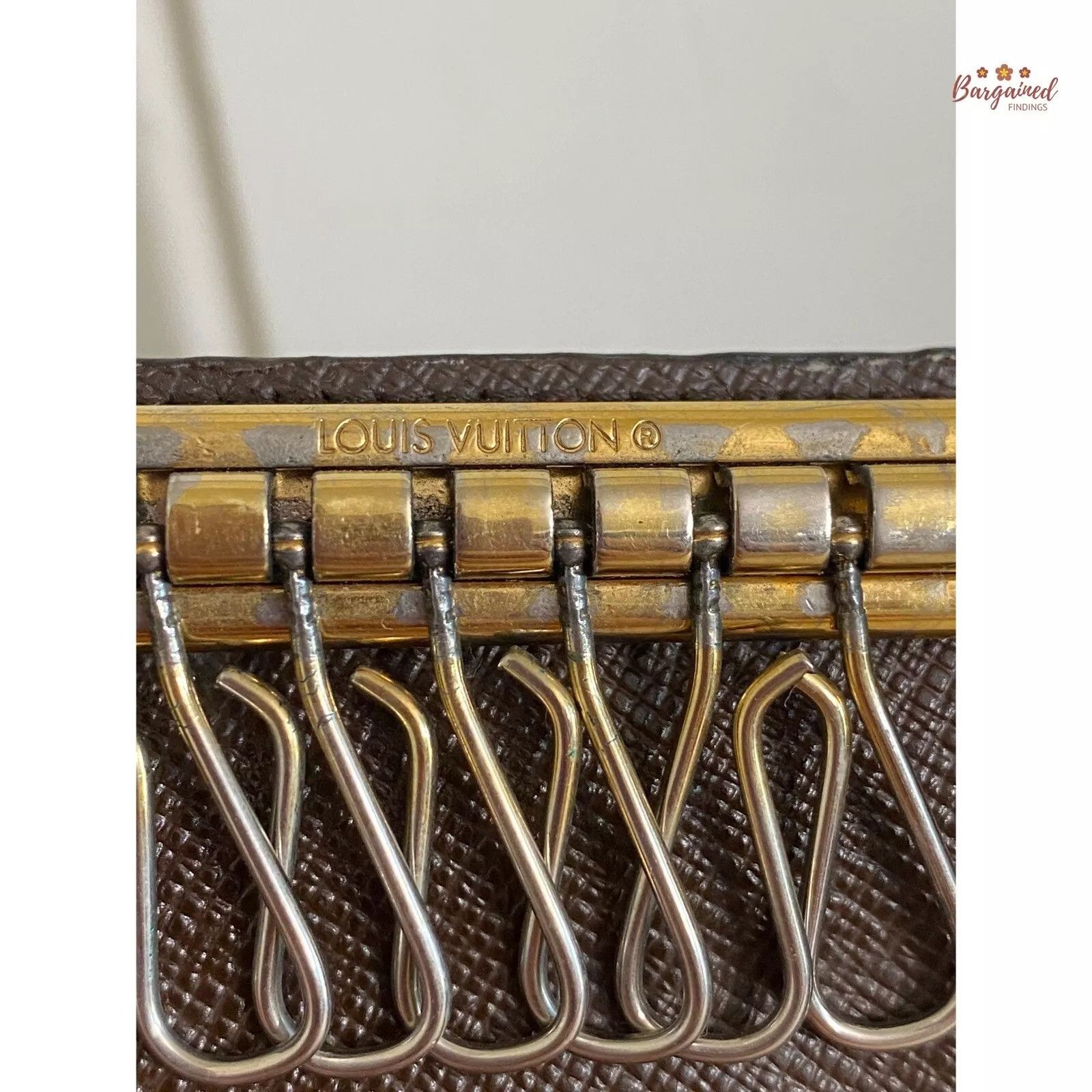 Louis Vuitton Louis Vuitton Damier Ebene Canvas Leather 6 Key Holder Size ONE SIZE - 11 Thumbnail