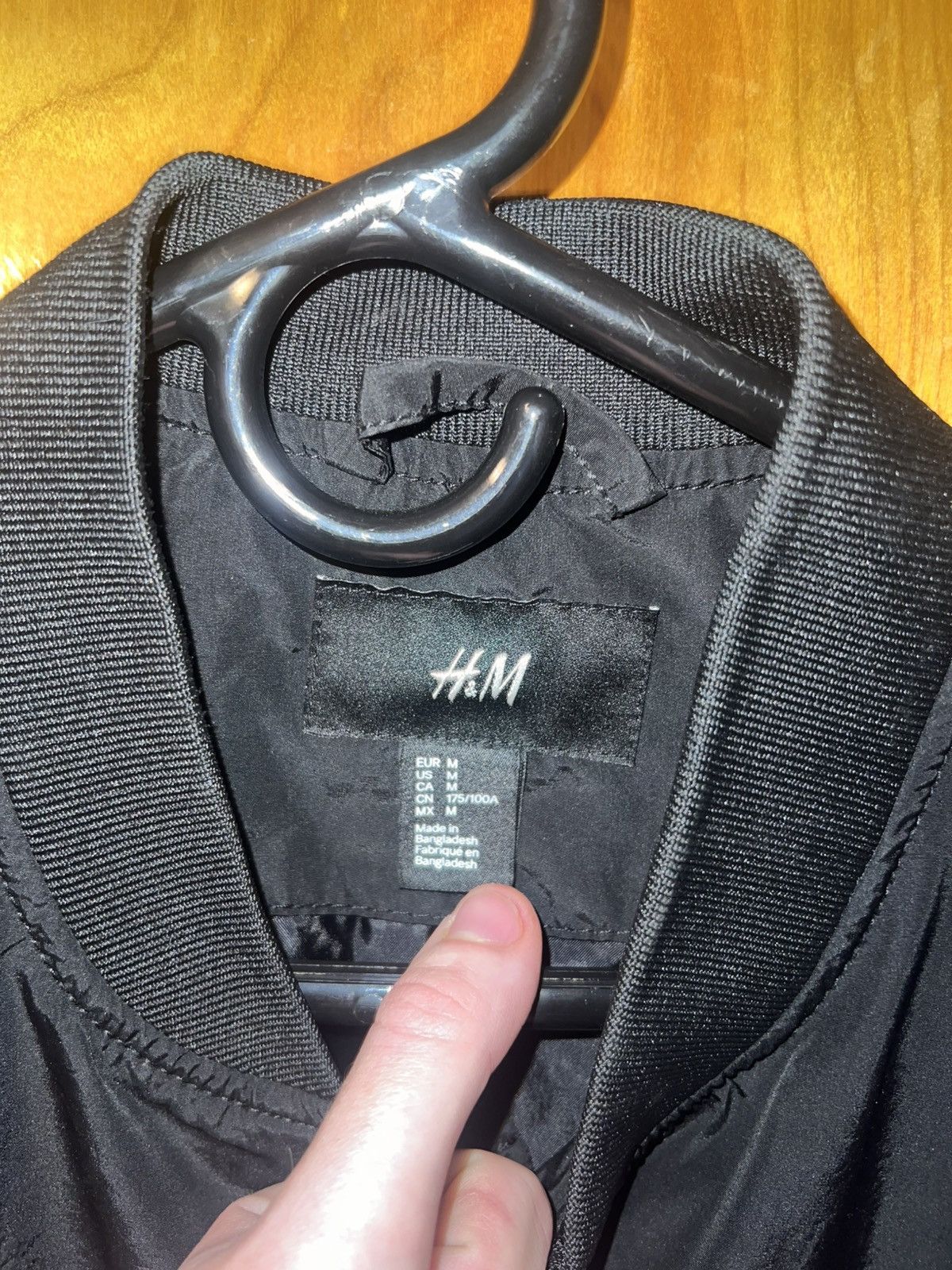 H&M H&M Lightweight Bomber Jacket, Black Size US M / EU 48-50 / 2 - 2 Thumbnail