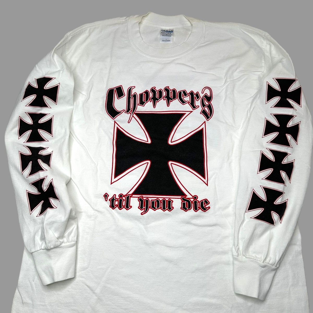 Vintage Vintage long sleeve choppers tshirt Size US L / EU 52-54 / 3 - 2 Thumbnail