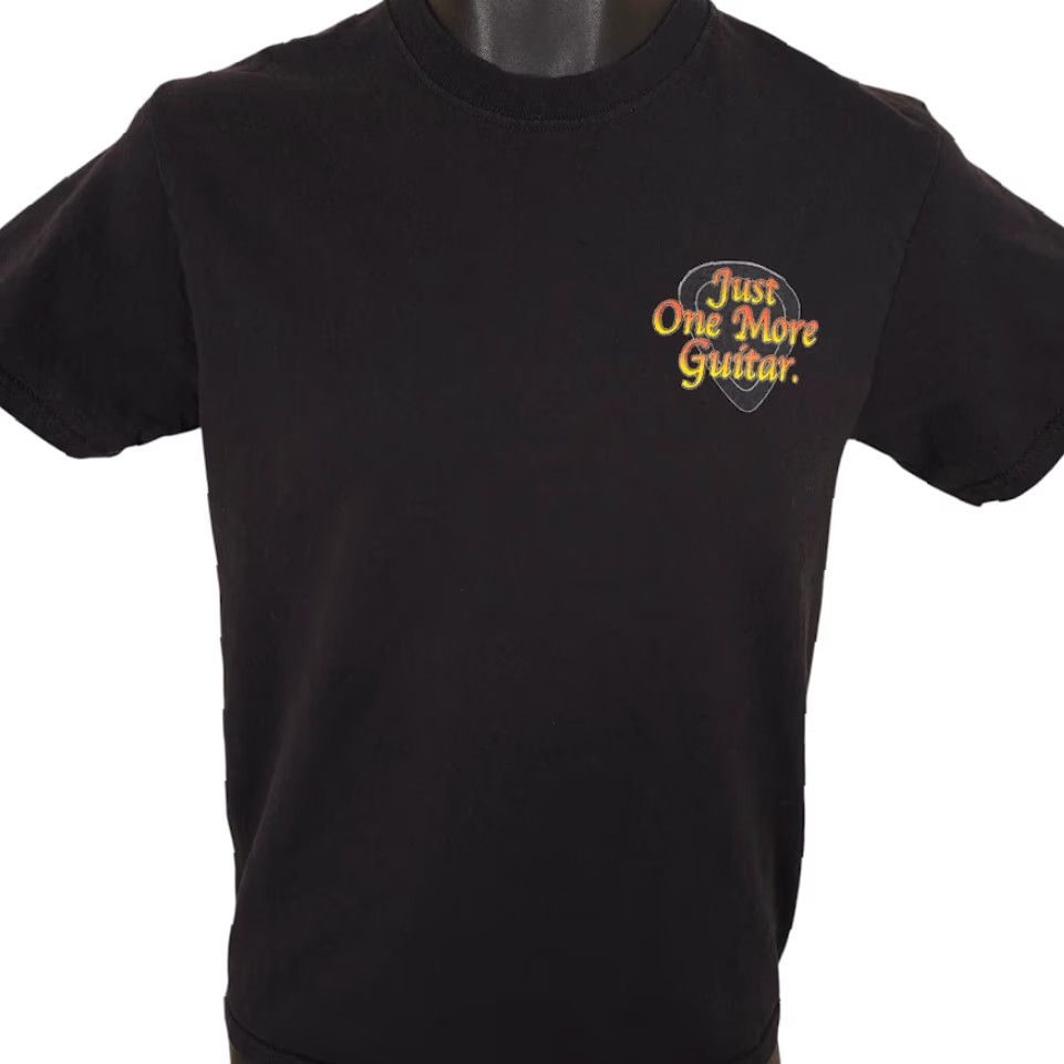 Vintage Guitar Player T Shirt Mens Size Small Black Just One More Guitar Shirt Size US S / EU 44-46 / 1 - 2 Thumbnail
