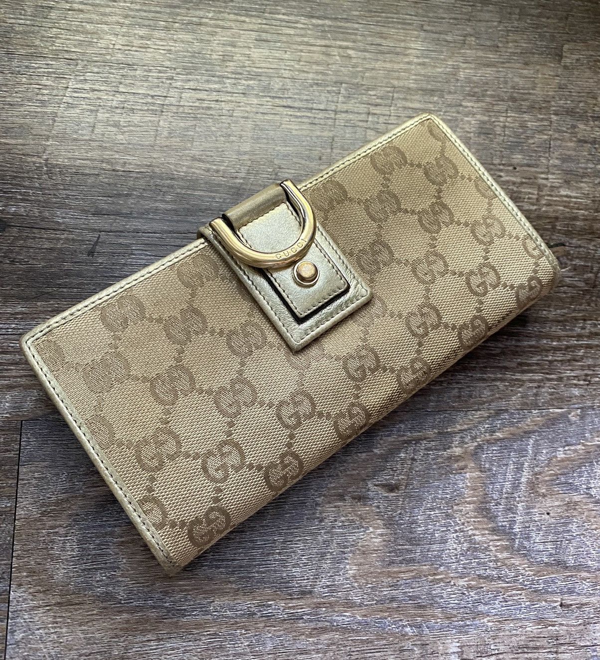 Gucci GG Canvas monogram long wallet