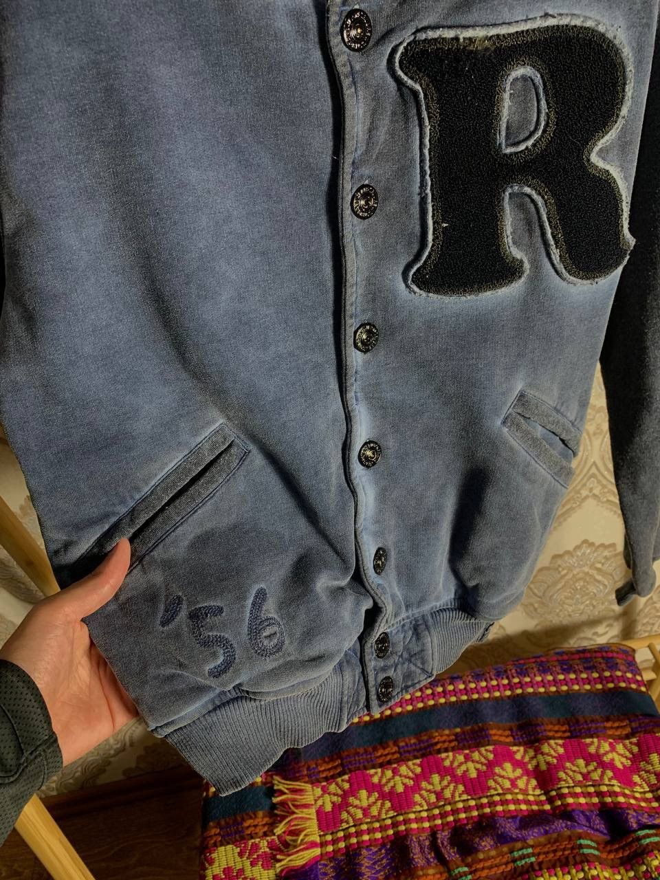 True Religion × Vintage VERY RARE TRUE RELIGION BOMBER JACKET BIG LOGO JAPAN STYLE Size US S / EU 44-46 / 1 - 4 Thumbnail