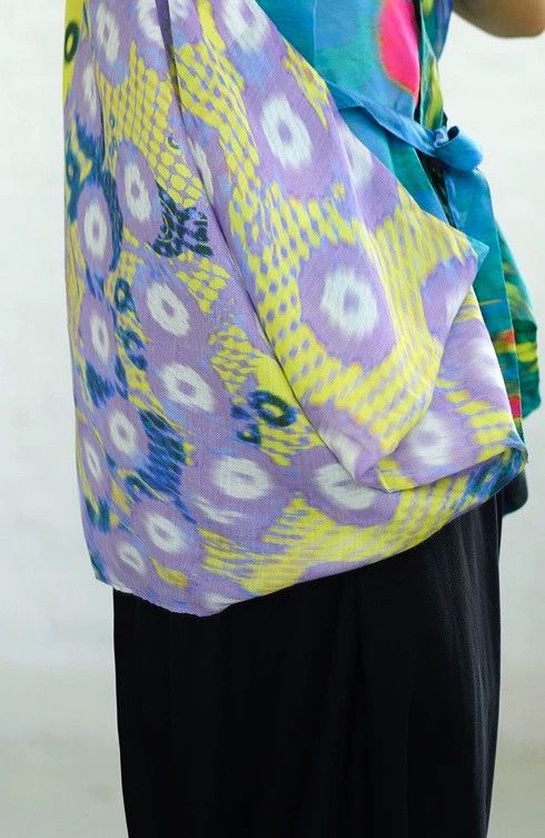 Issey Miyake Issey Miyake size:2 Blue and green color-blocked irregular Size XS / US 0-2 / IT 36-38 - 8 Thumbnail