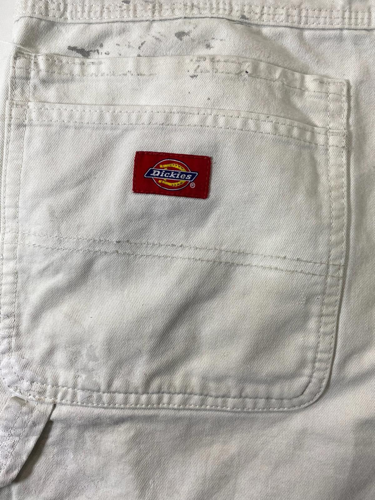 Dickies Vintage Dickies White Carpenter Pants w Paint Splatter 34 Size US 32 / EU 48 - 10 Thumbnail