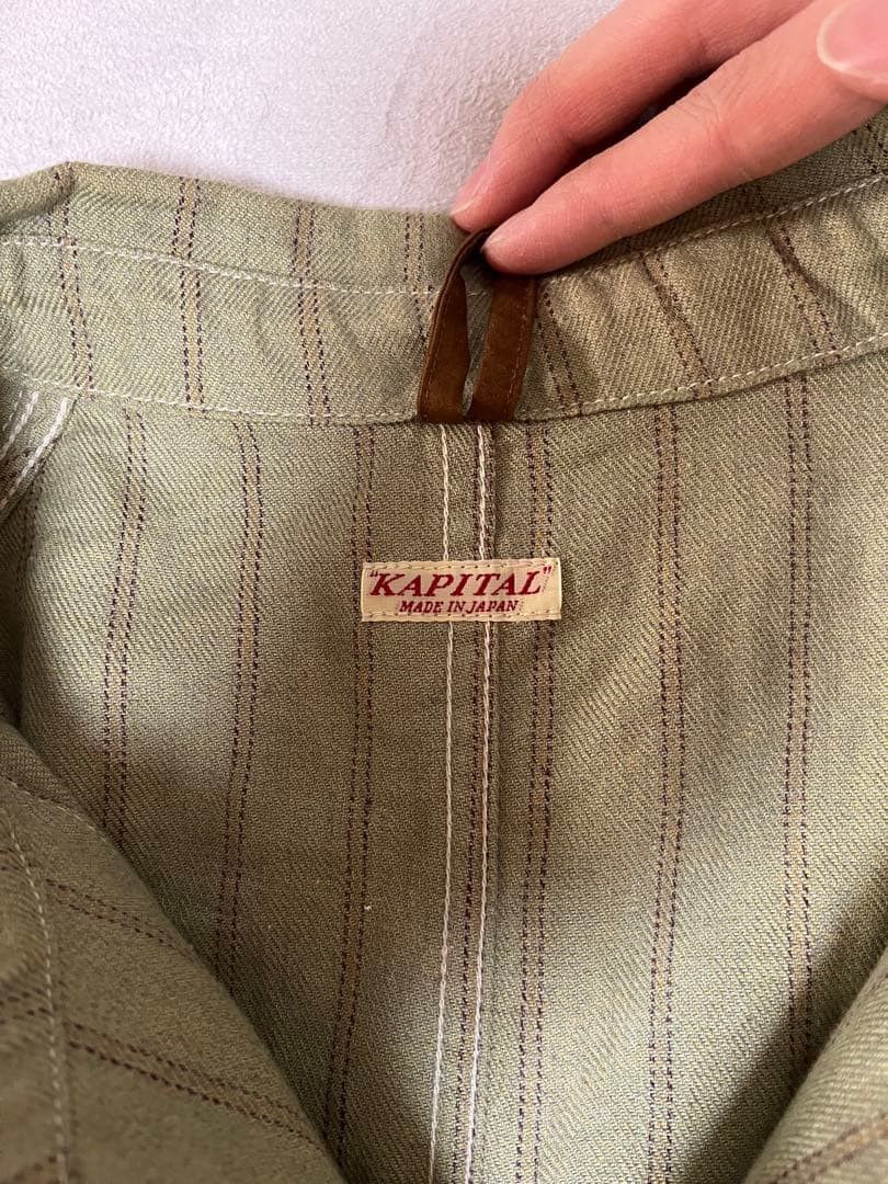 Kapital Kapital Gibson Stripe Cactus Overshirt Size US M / EU 48-50 / 2 - 9 Thumbnail