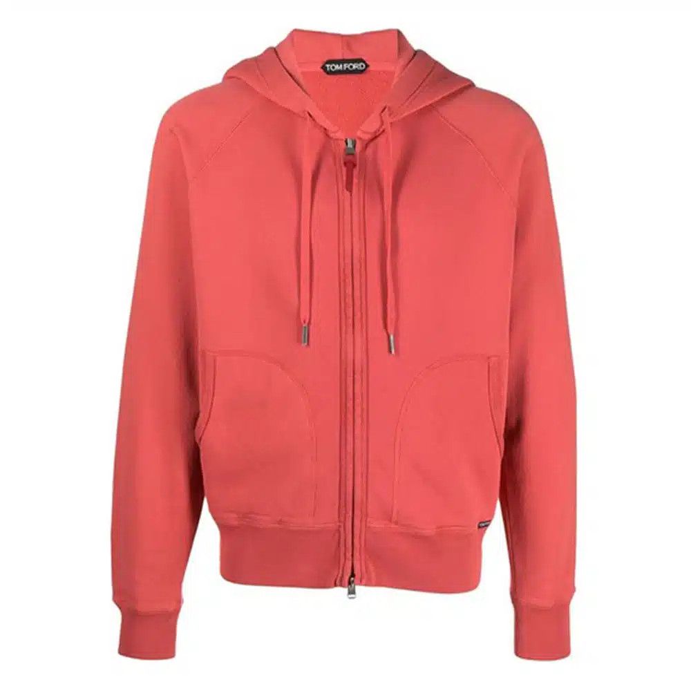 Tom Ford o1loc1c1124 JDL001 Full Zip Hoodie in Red Size US M / EU 48-50 / 2 - 1 Thumbnail