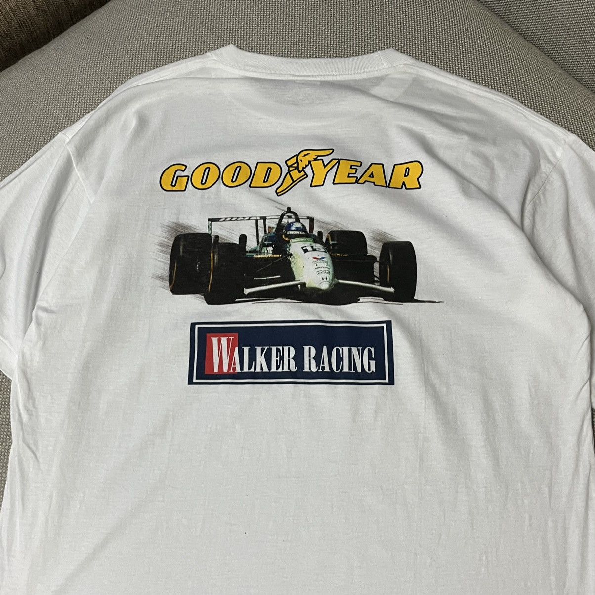 Honda Vintage 90’s Honda Goodyear Walker Racing Tee Size US L / EU 52-54 / 3 - 3 Thumbnail