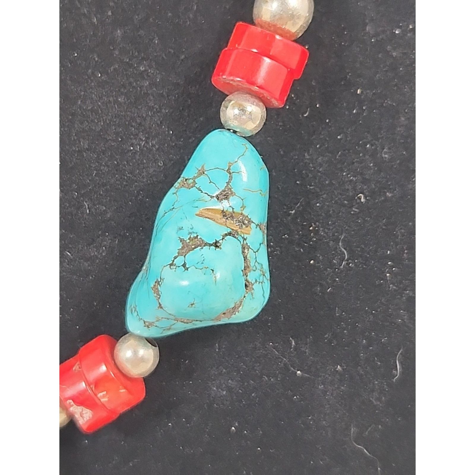 Other Native American Turquoise Sterling 1974 Reed Barton 925 Cros Size ONE SIZE - 3 Thumbnail