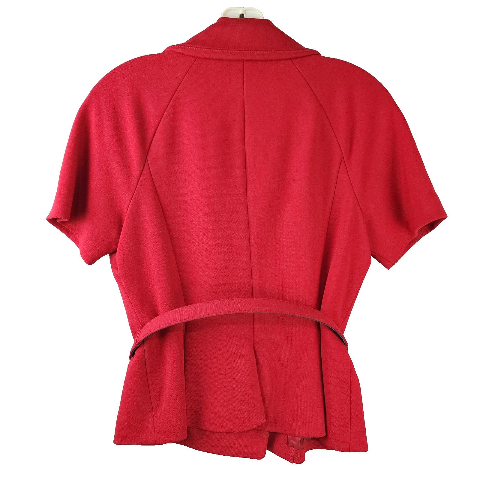 Other Grace Dane Lewis Short-Sleeve Double-Breasted Coat w/Belt Size M / US 6-8 / IT 42-44 - 3 Thumbnail